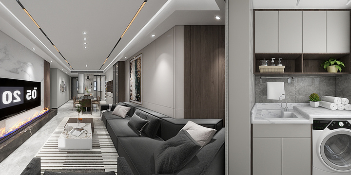 VR全景效果赏析-云盛-水岸人家意式轻奢赏析.dwg-装修设计方案