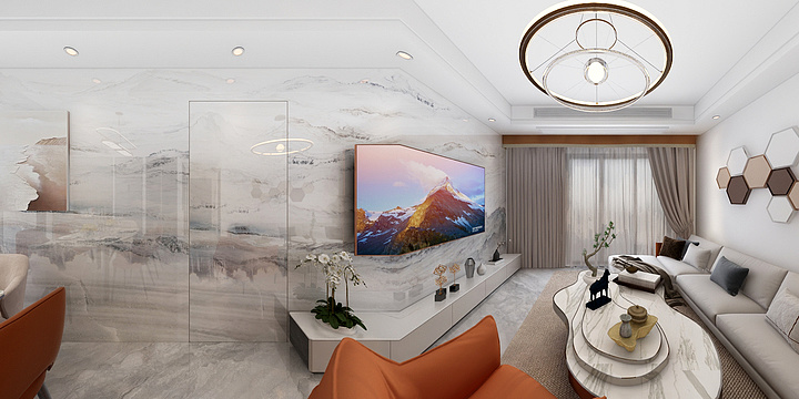 风之言-建发和玺02房117平四居室现代简约-装修设计方案