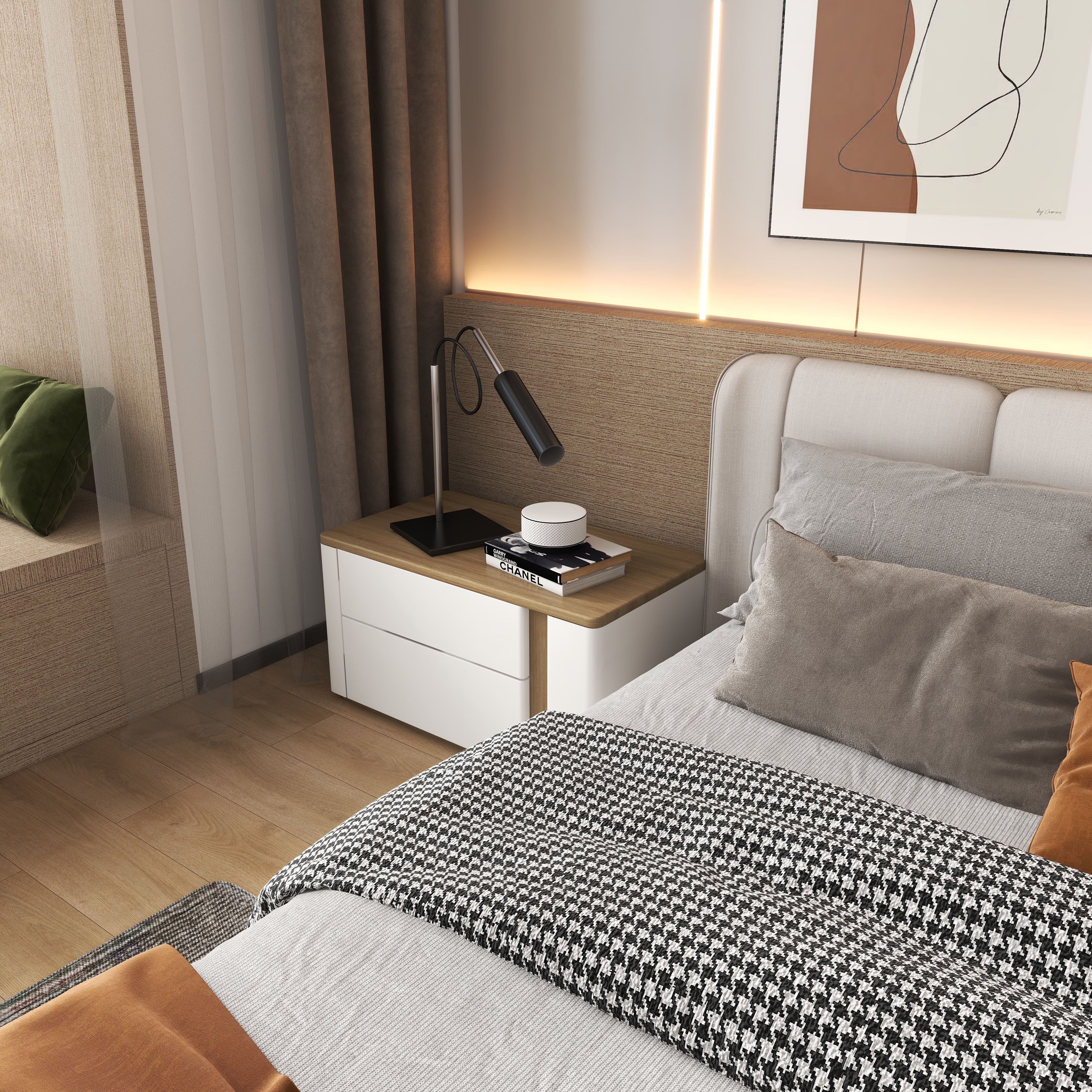 设计师.高木-万锦揽月196㎡3室装修效果图