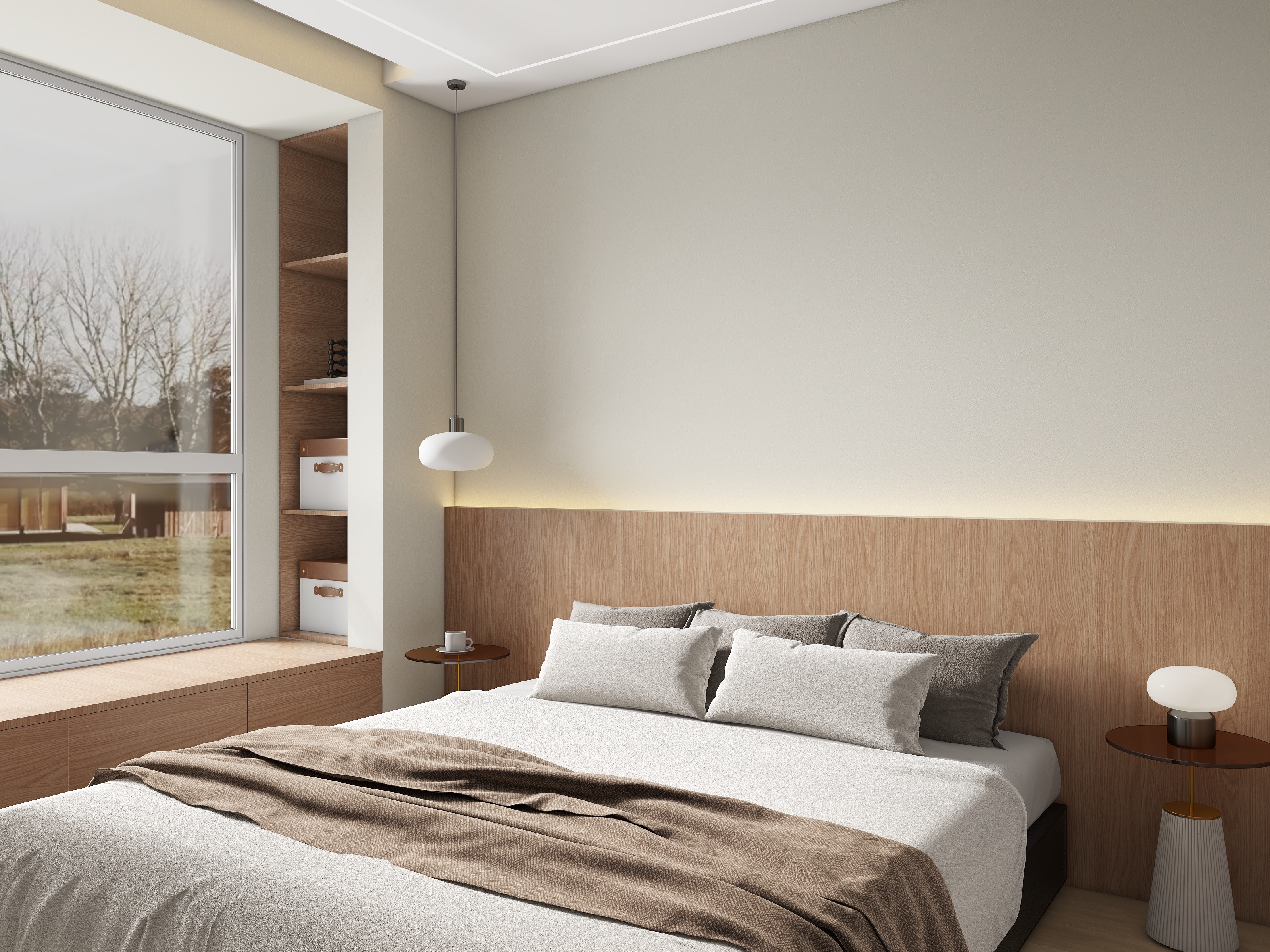 _Echo_-津南4室-原木奶油风-装修设计方案