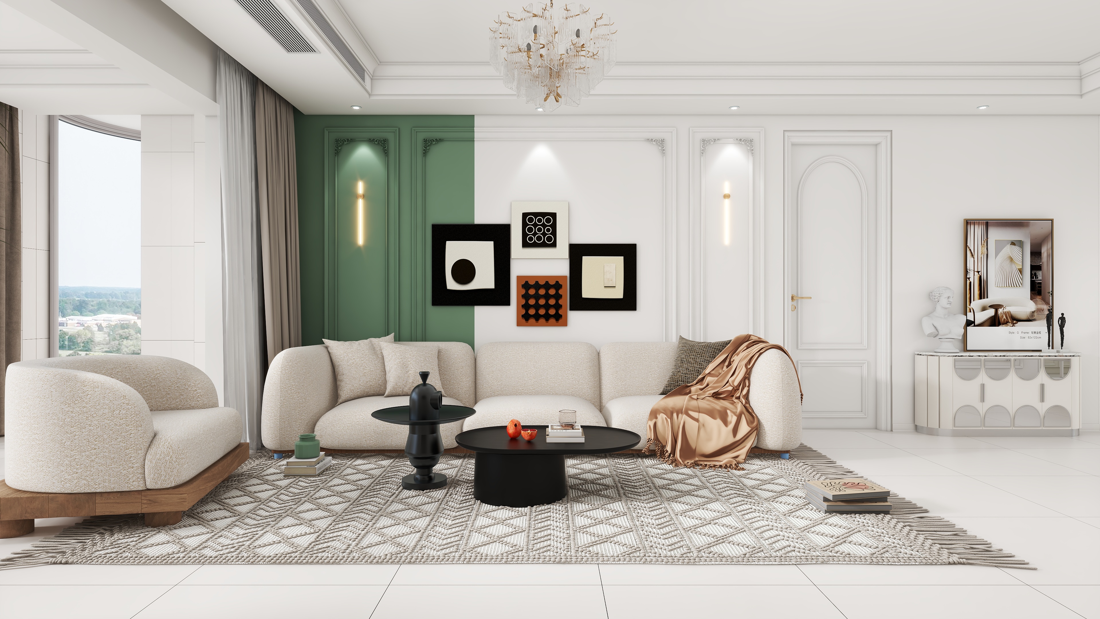 太阳VWBW-简约美式装修效果图