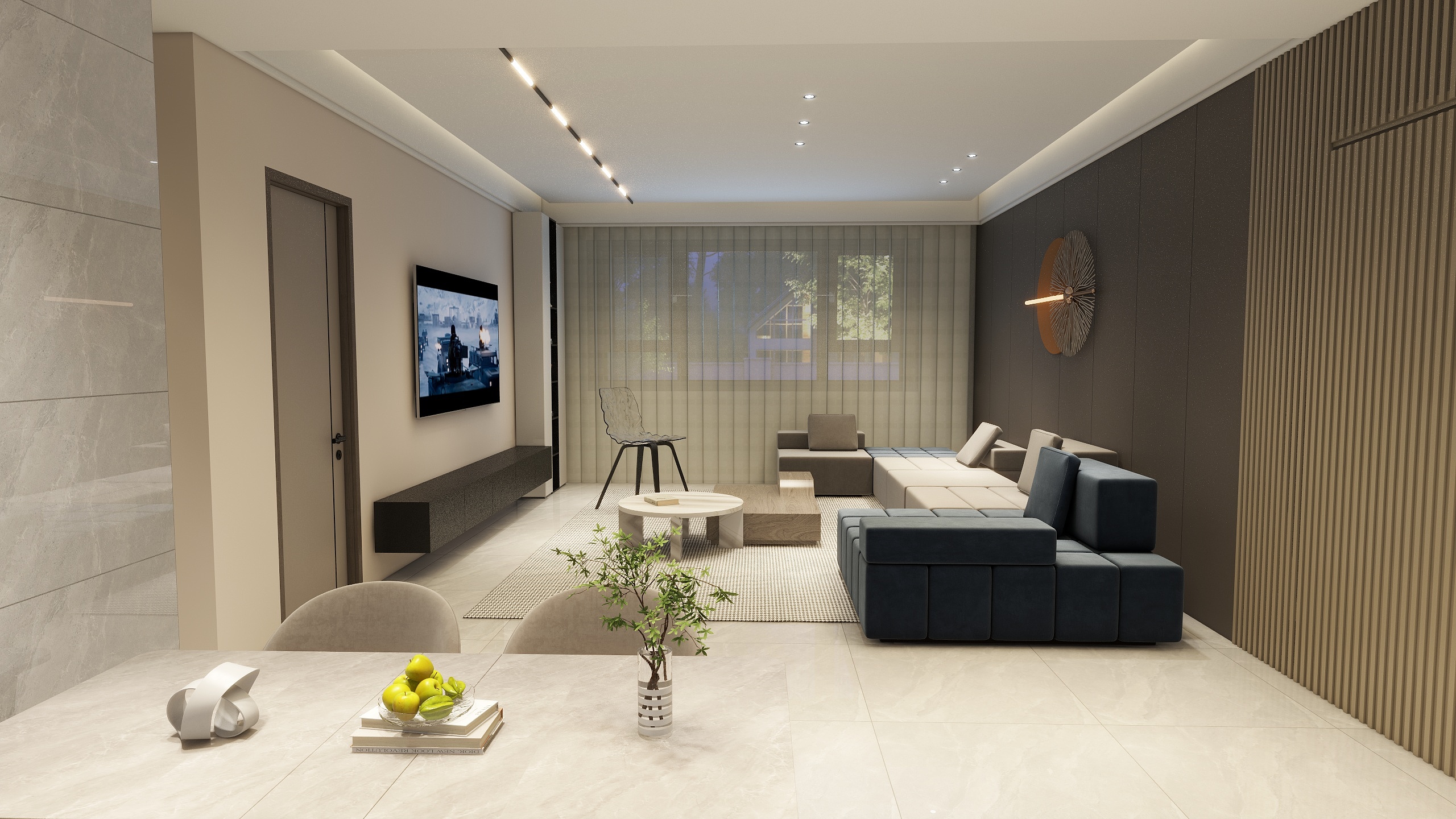 鑫佳装饰设计工作室-广泽兰亭107㎡3室-装修设计方案