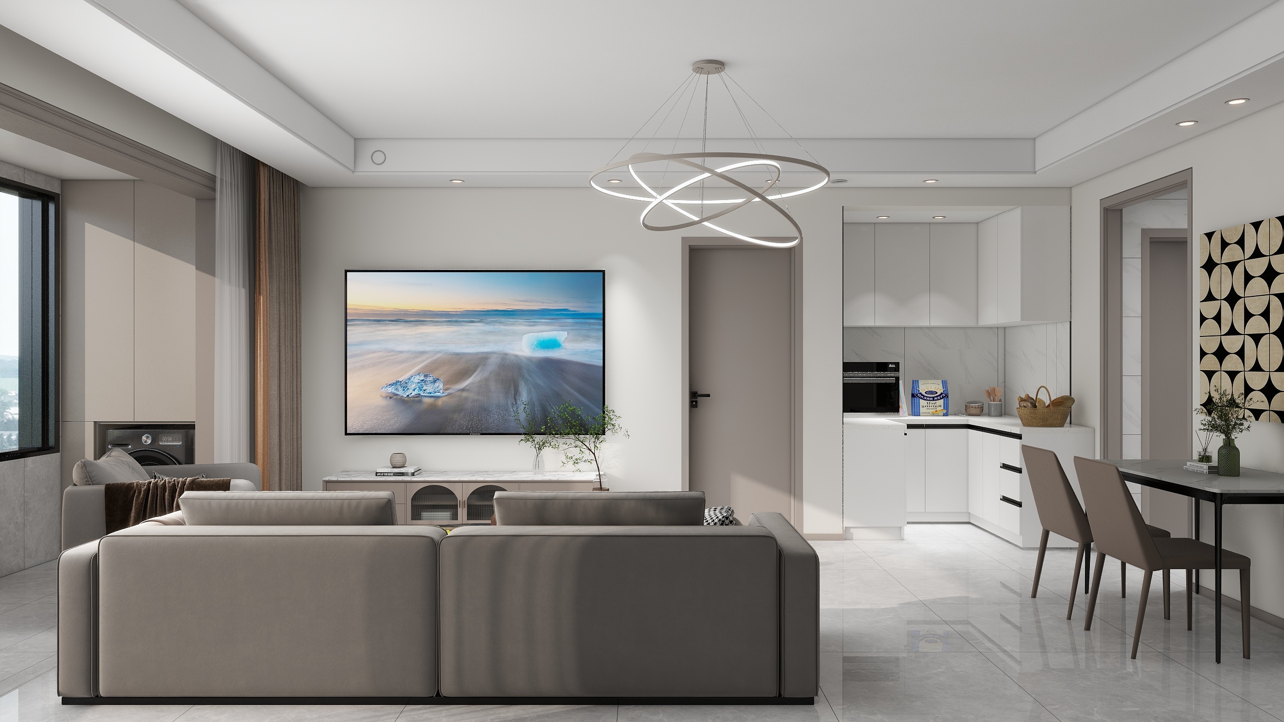 Creativeness-东华·滨湖壹号院-奶油风-装修设计方案