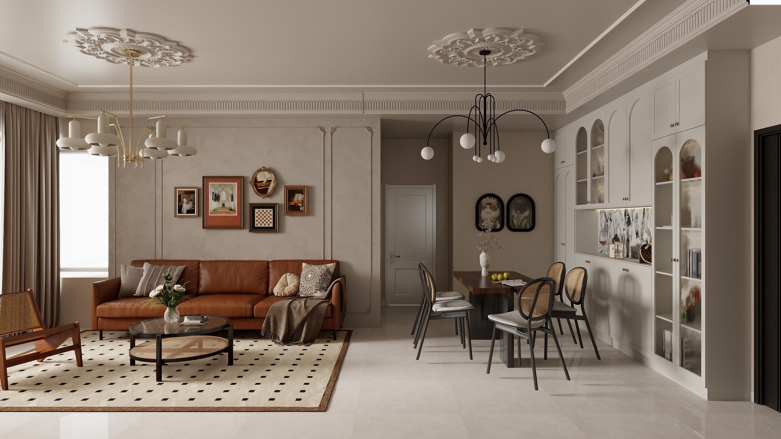 萬事順意l-111㎡2室-装修设计方案