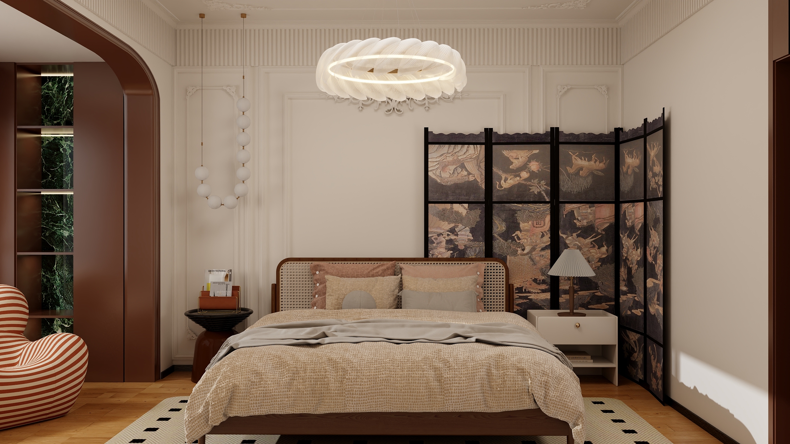 青瓦丨DESIGN-【半岛铁盒】南洋复古风装修效果图