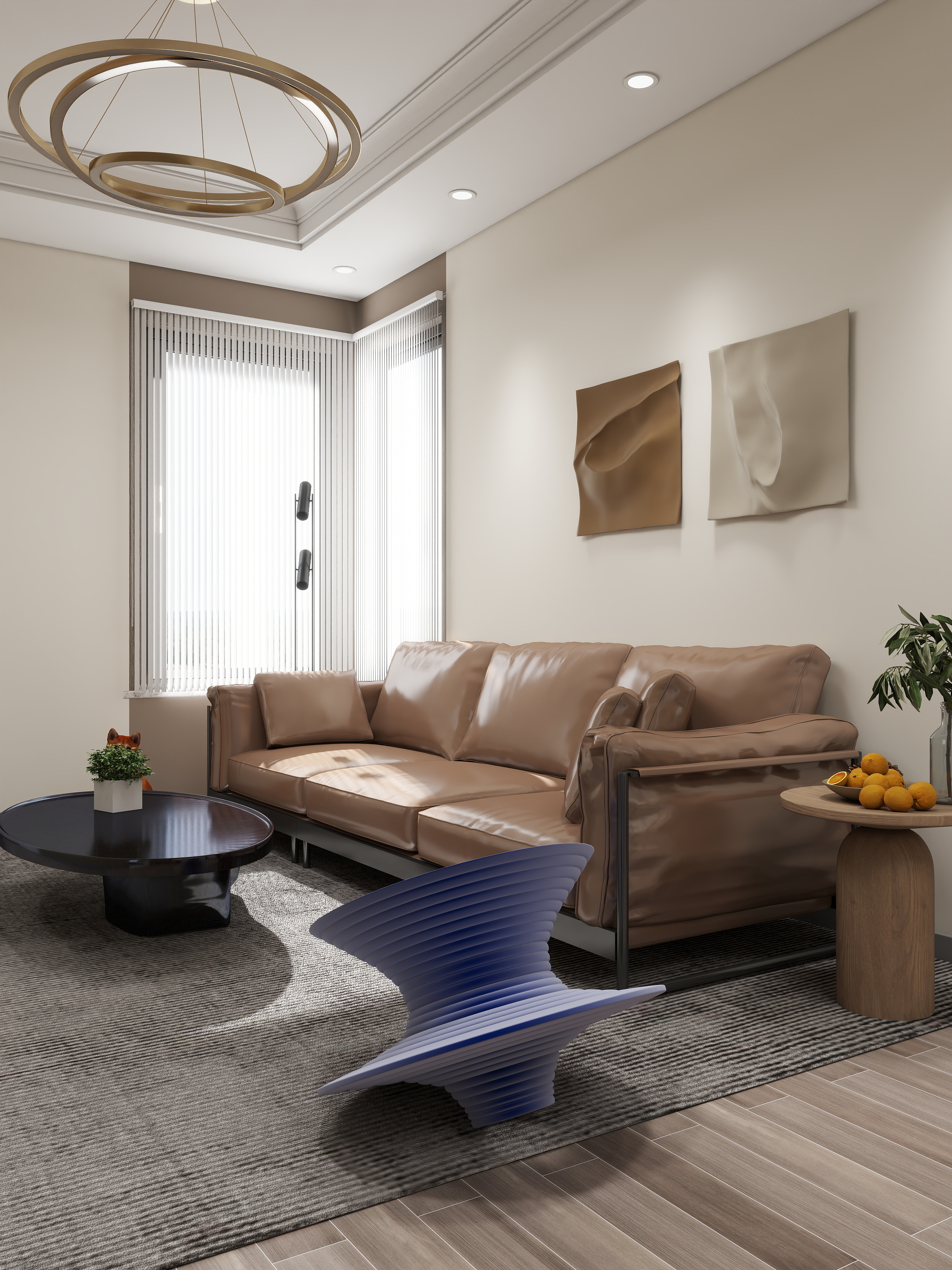 黑砂-现代简约114㎡3室-装修设计方案