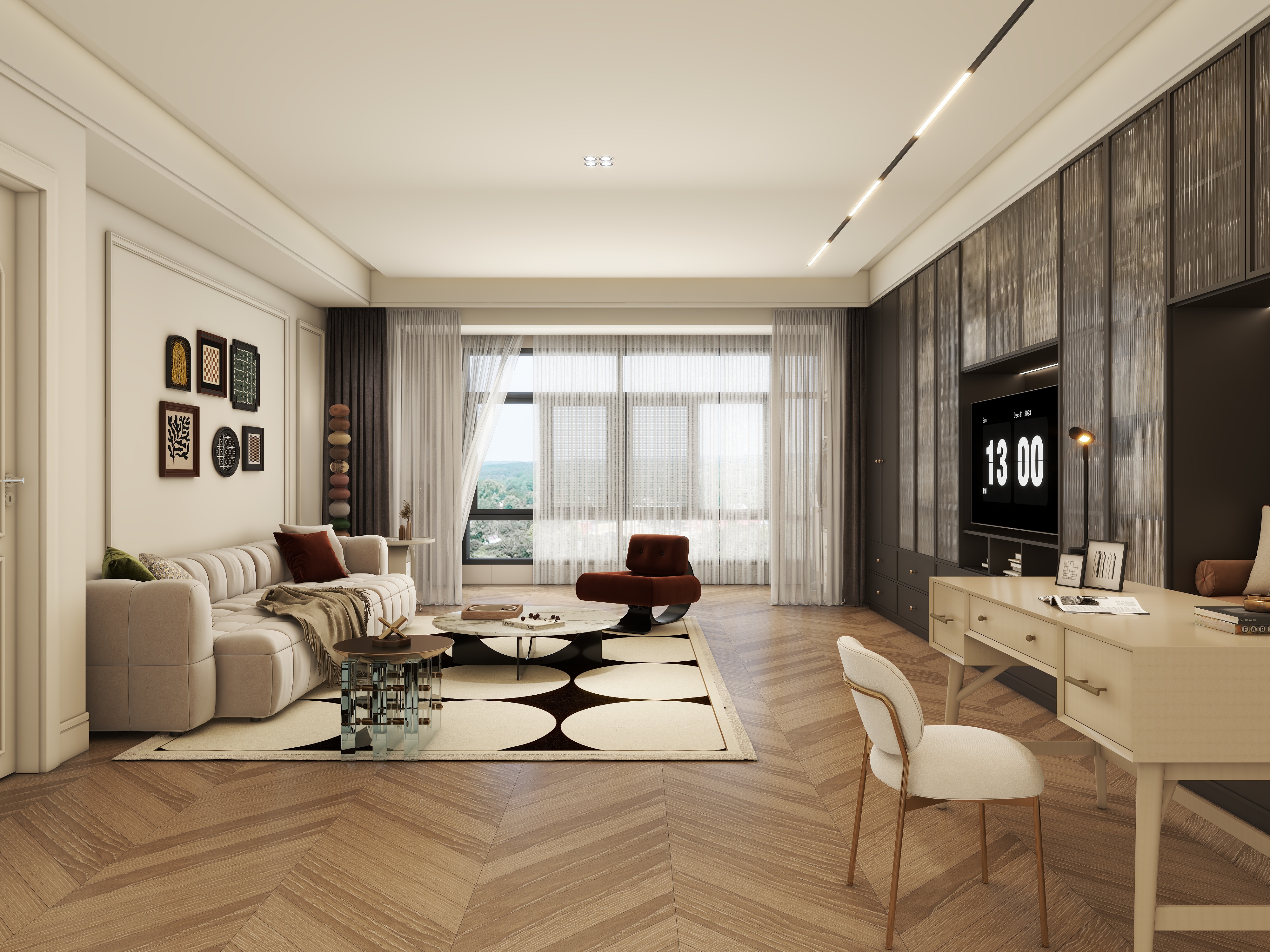 -LTT--泛海国际251㎡3室-装修设计方案