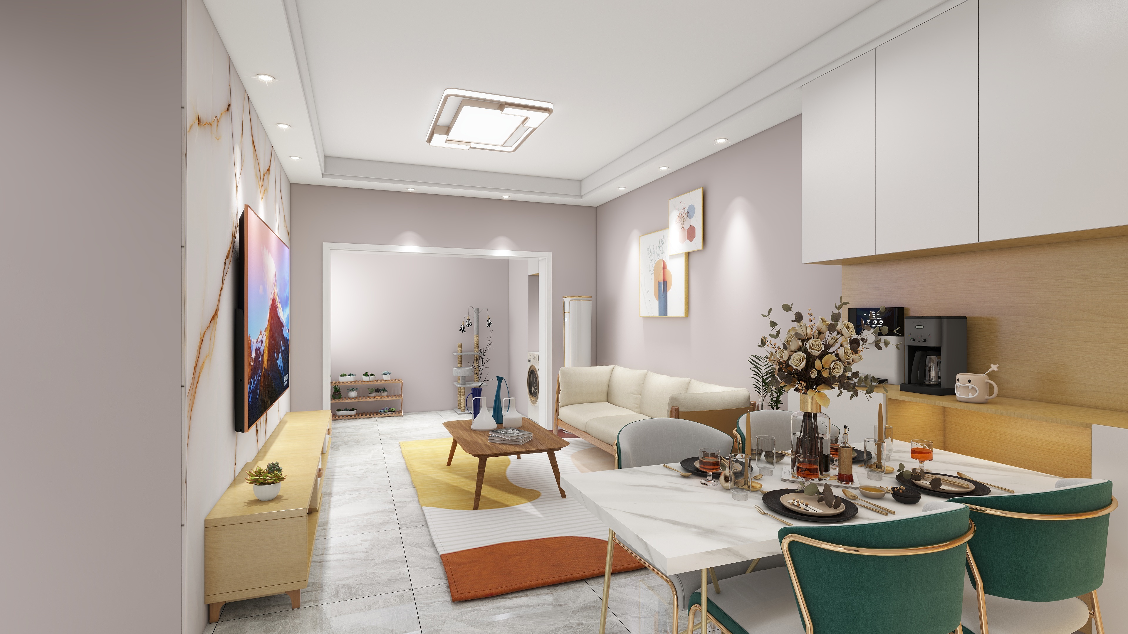 刘鹏程-海德公园81㎡3室-装修设计方案