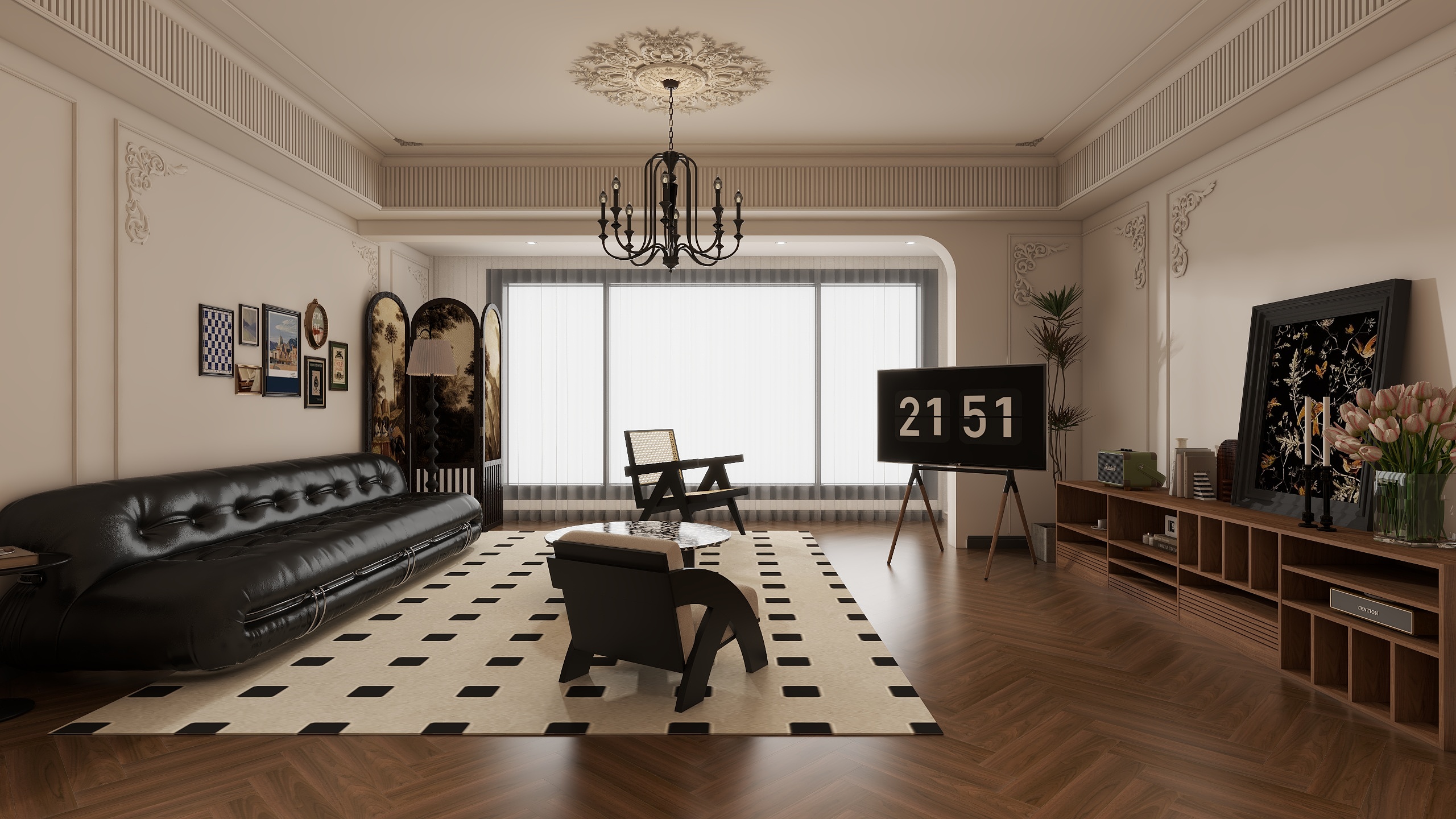 TS33333-厦门千禧园174㎡3室装修效果图