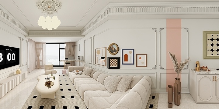 dtzlsj-锦云里-法式奶油风胡老师-装修设计方案