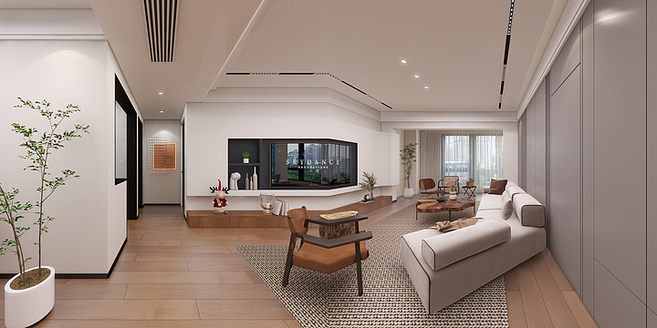 小米粥SU-天润-樾府17-2-1  130-装修设计方案