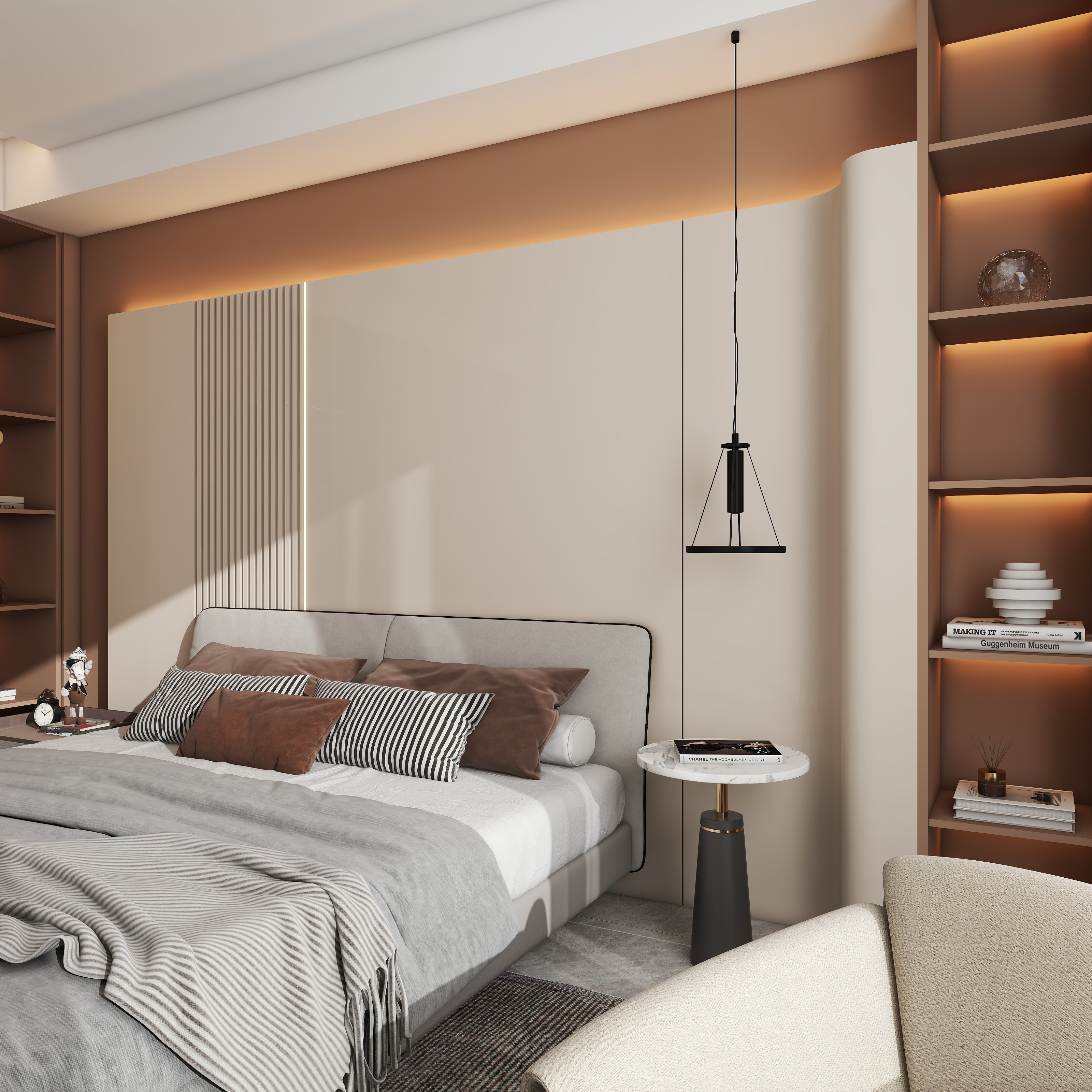 花海设计视觉表现-卧室-装修设计方案