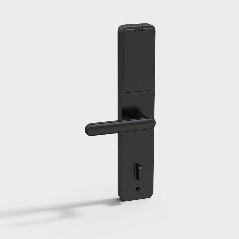鸿雁-智能门锁-G1（背面）3D模型