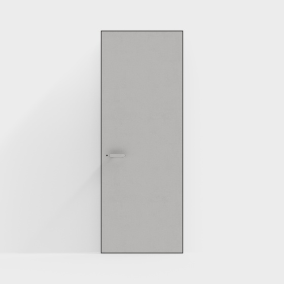 Modern minimalist interior invisible door