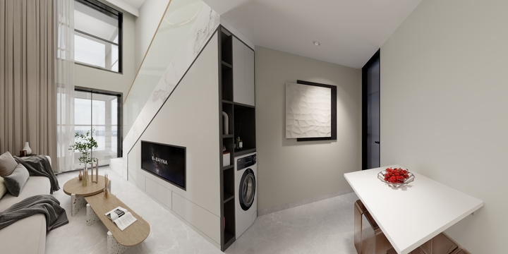 阿七-27㎡现代LOFT-装修设计方案