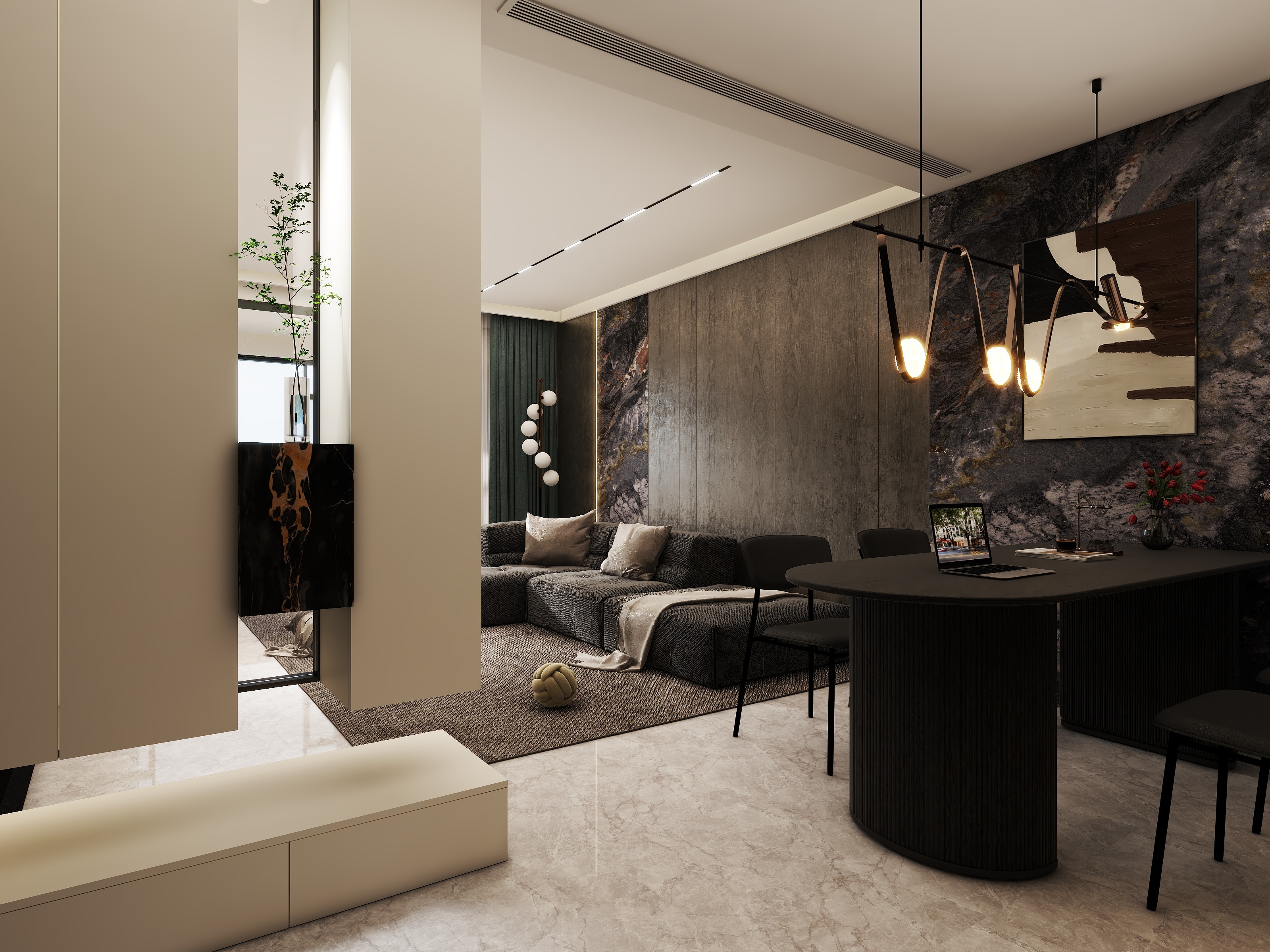 深情小只因-保利东湾55㎡-装修设计方案