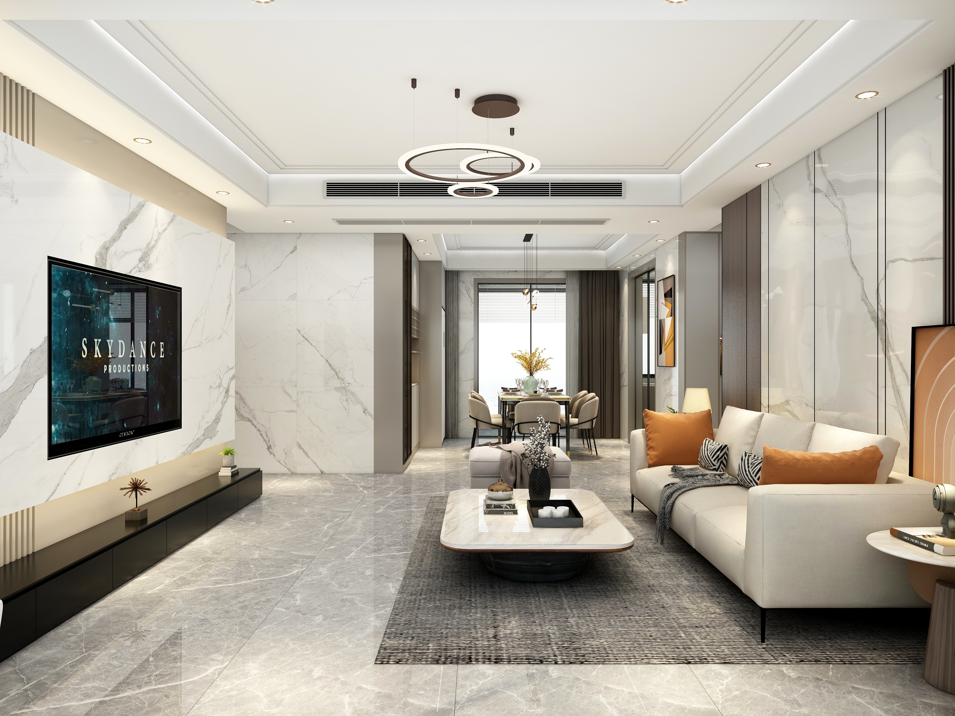 李立猛-现代简约五居设计装修效果图