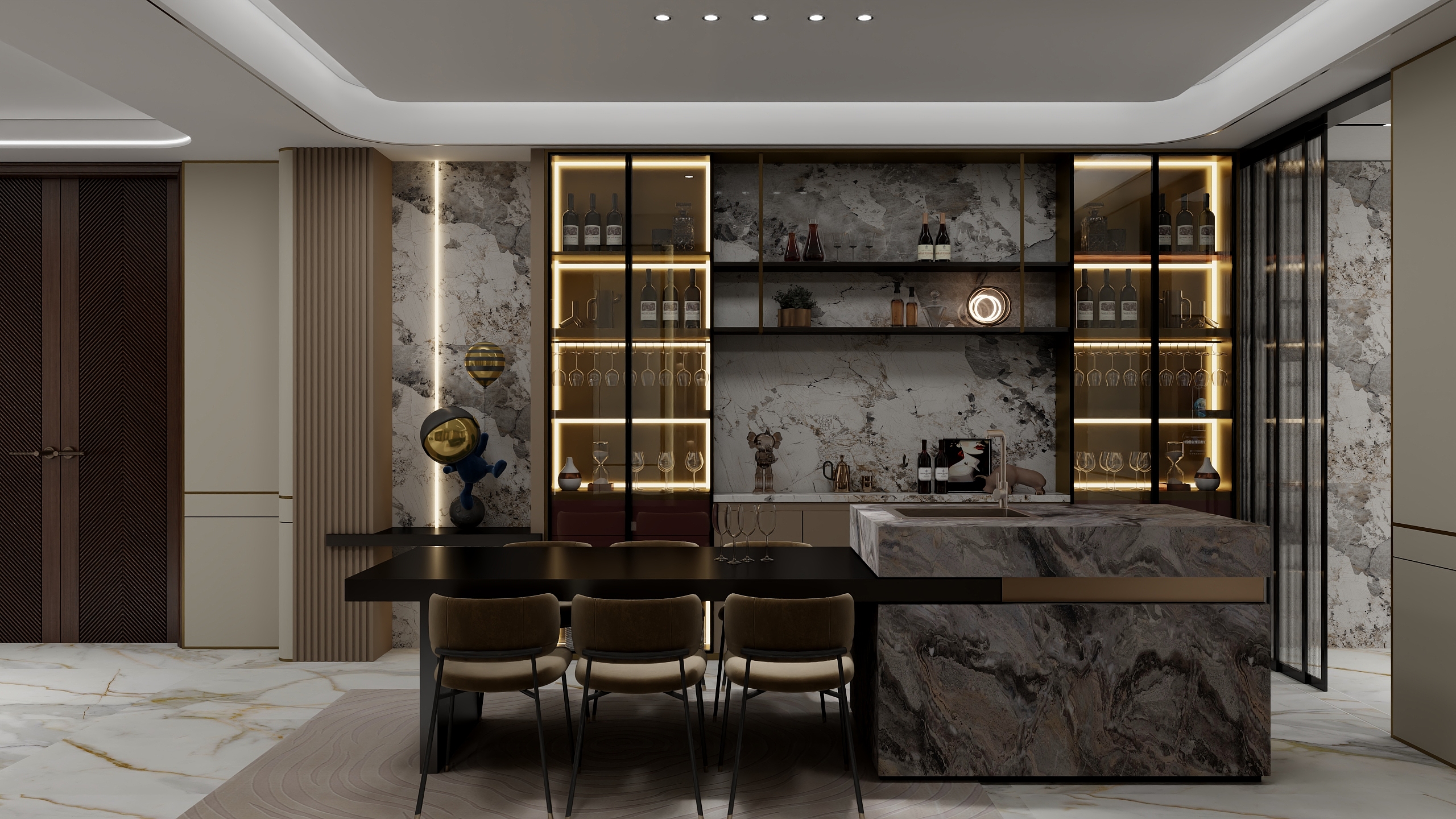 知秋意-高奢大平层238㎡4室-装修设计方案