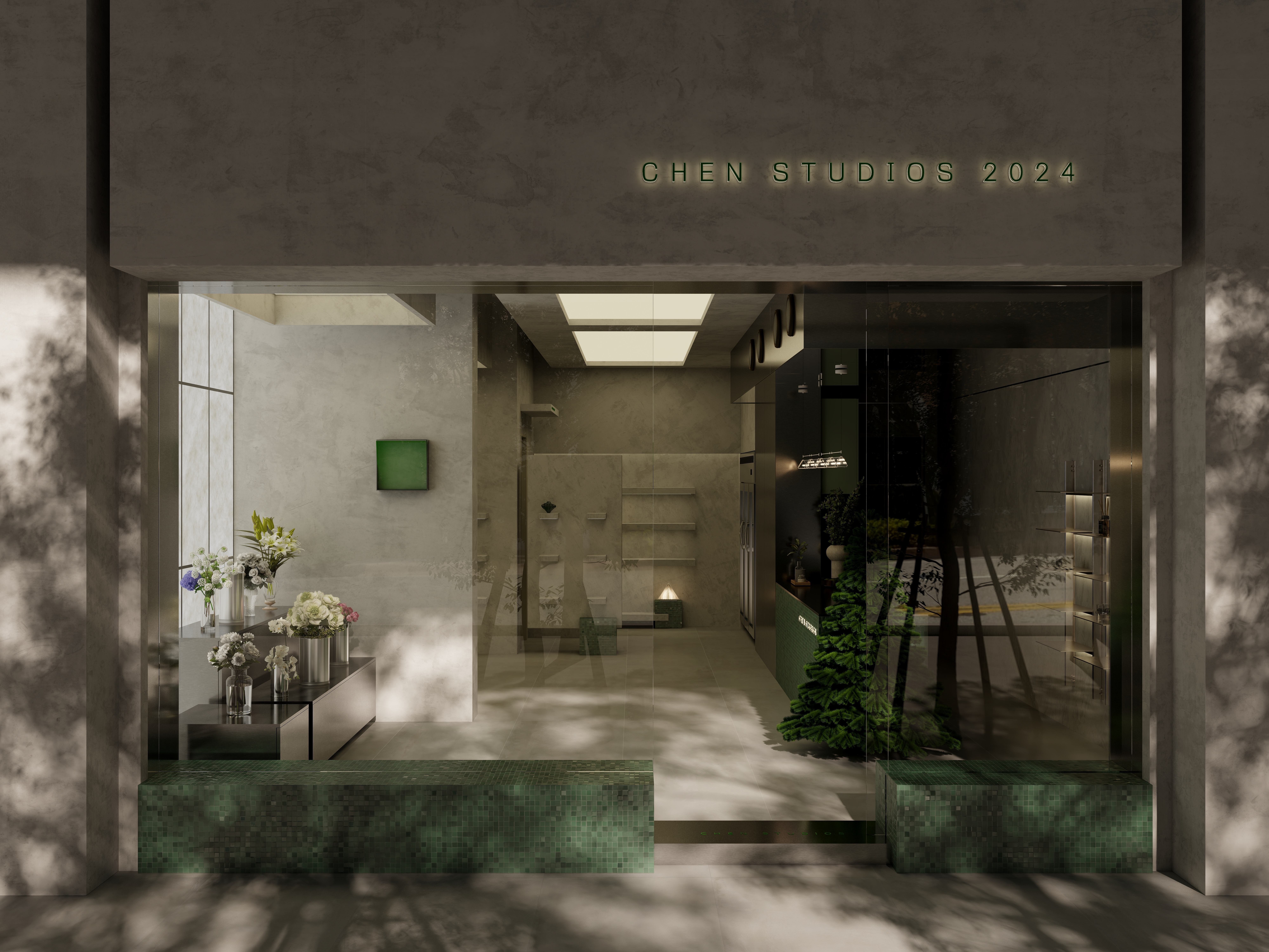 宸玺设计-复刻Routine花店，椿山设计-装修设计方案