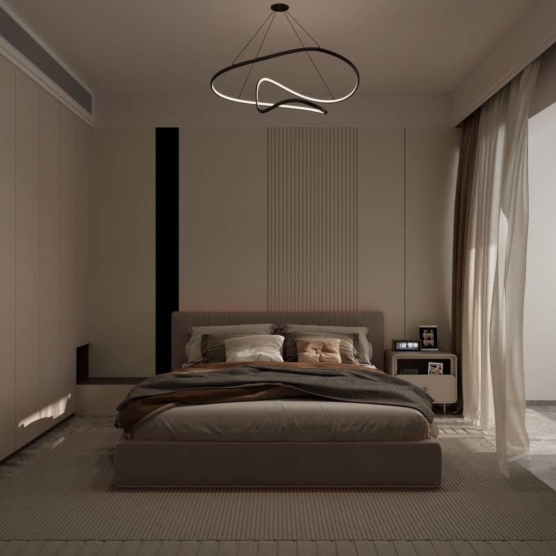 Modern Grey & Brown Bedroom Design Ideas