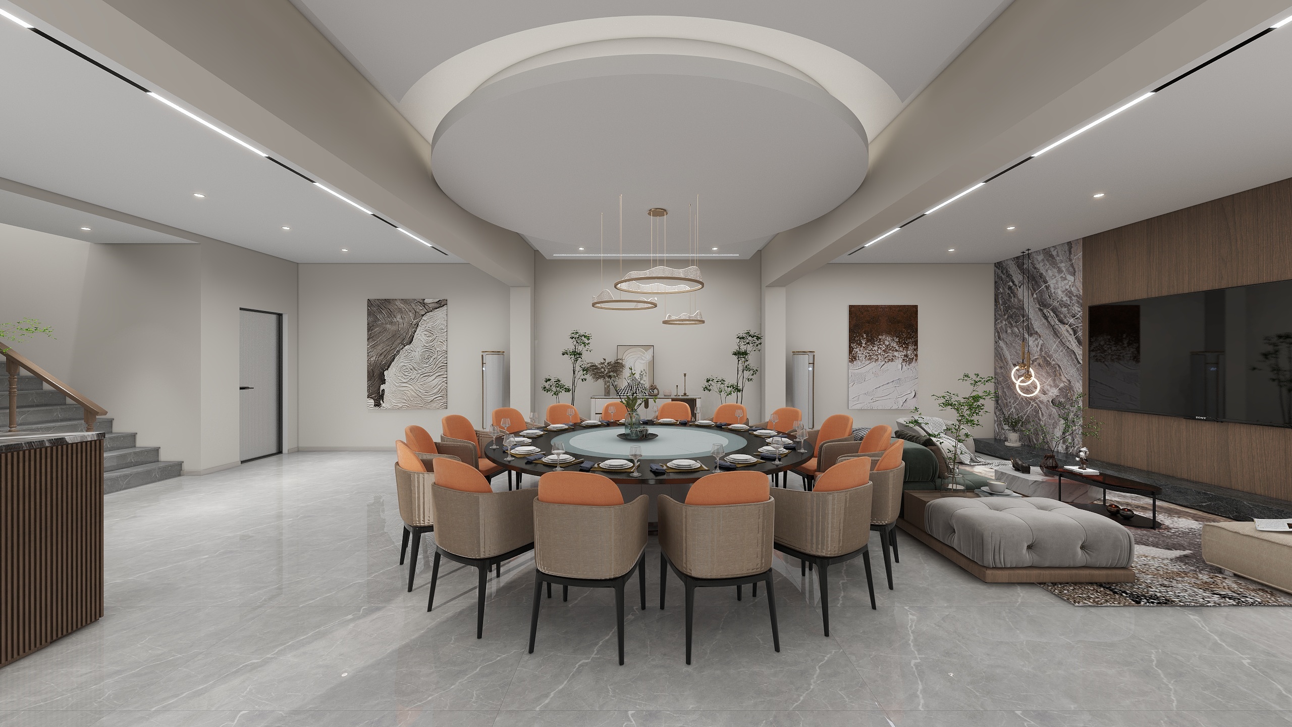 刘易杨-129㎡5室-装修设计方案