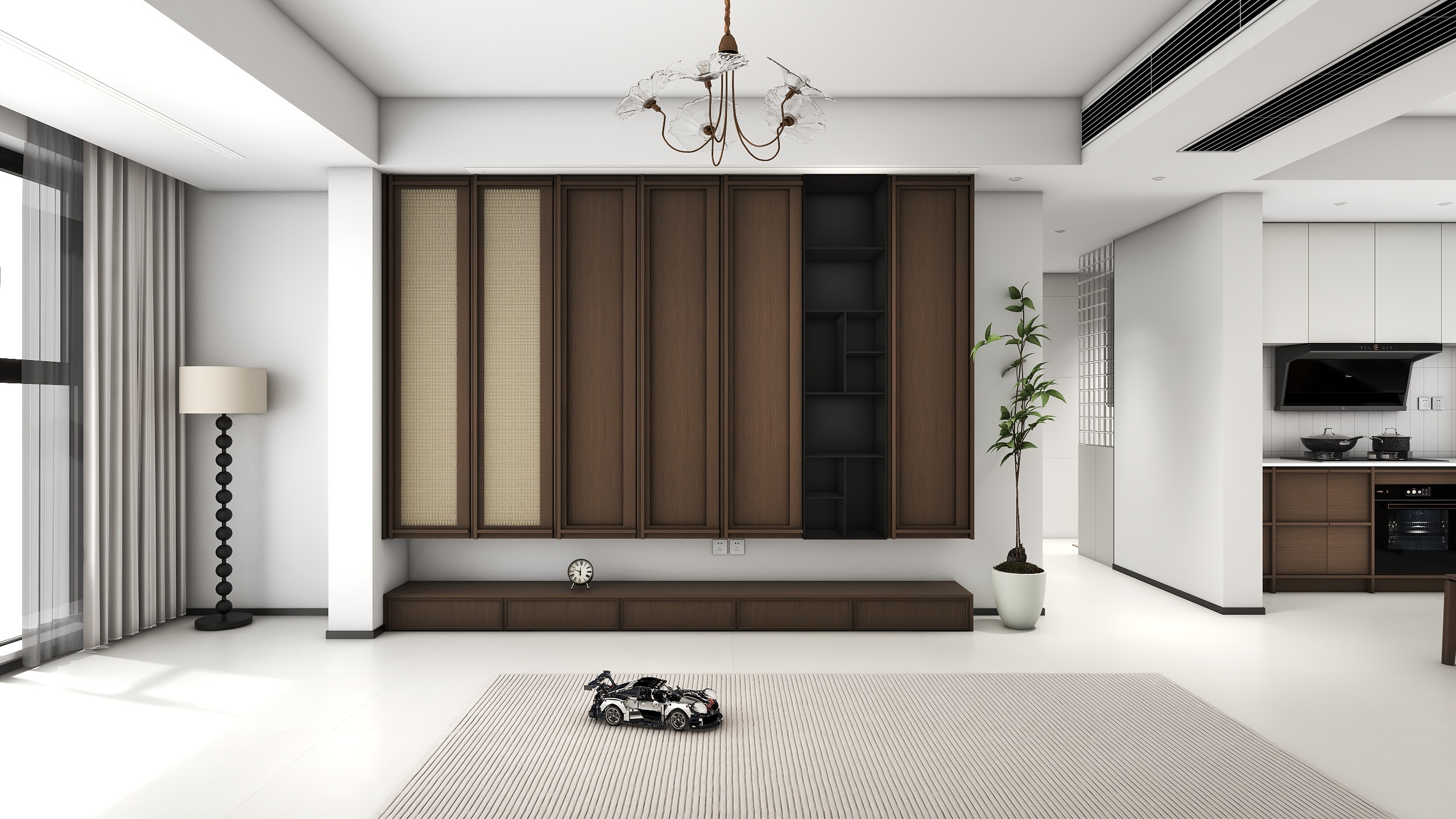 ONE丨DESIGN丨刘辰尧-时代中心105㎡3室-装修设计方案