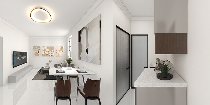 北京兴商装修装饰工程有限公司-兴政东里效果图-装修设计方案