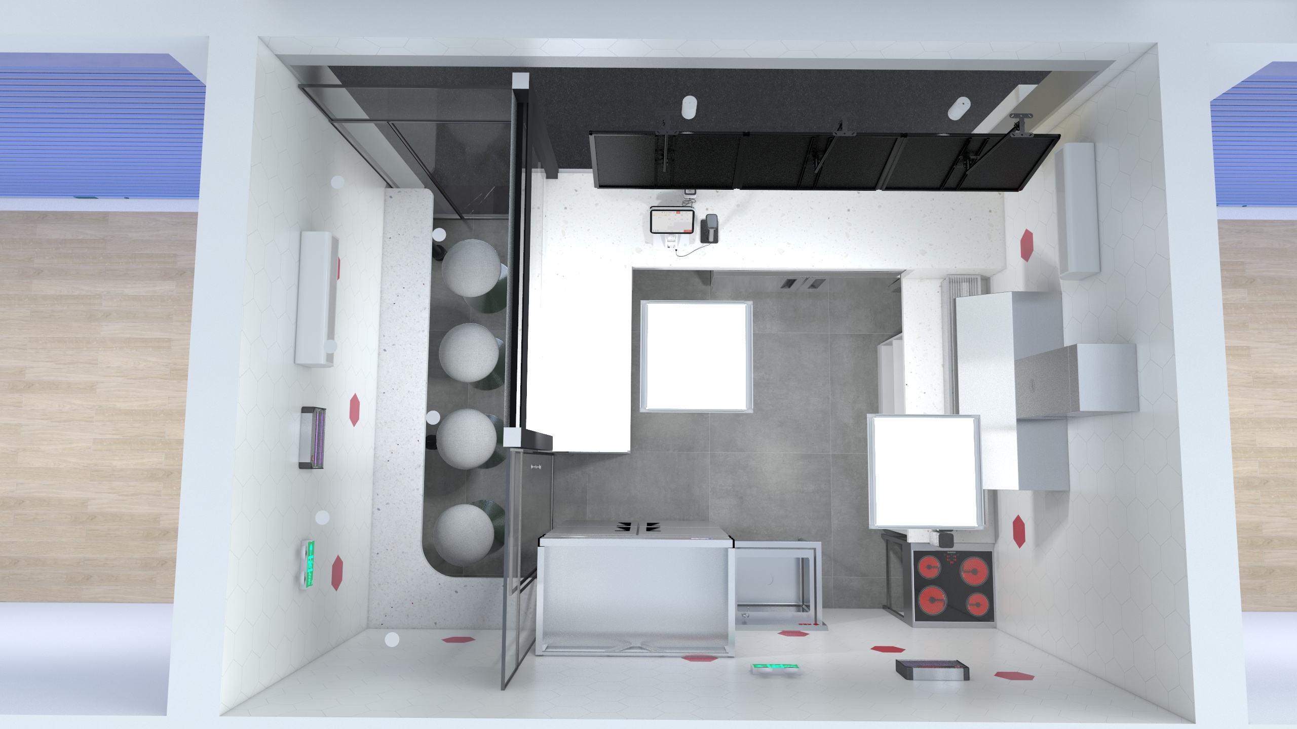 怒狼-沫小北烤肉筋上海店-装修设计方案