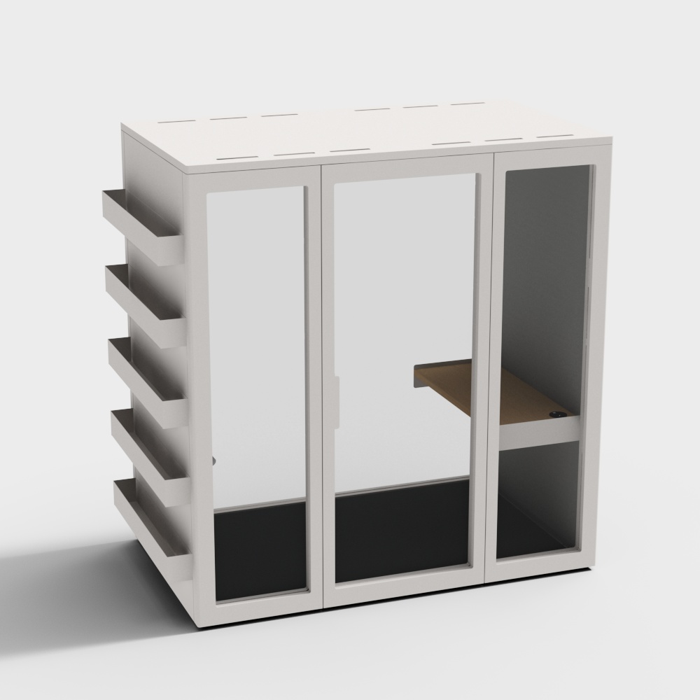 vitra.-7770853_Talky_S109_Focus_work_with_vertical_plant_3D模型