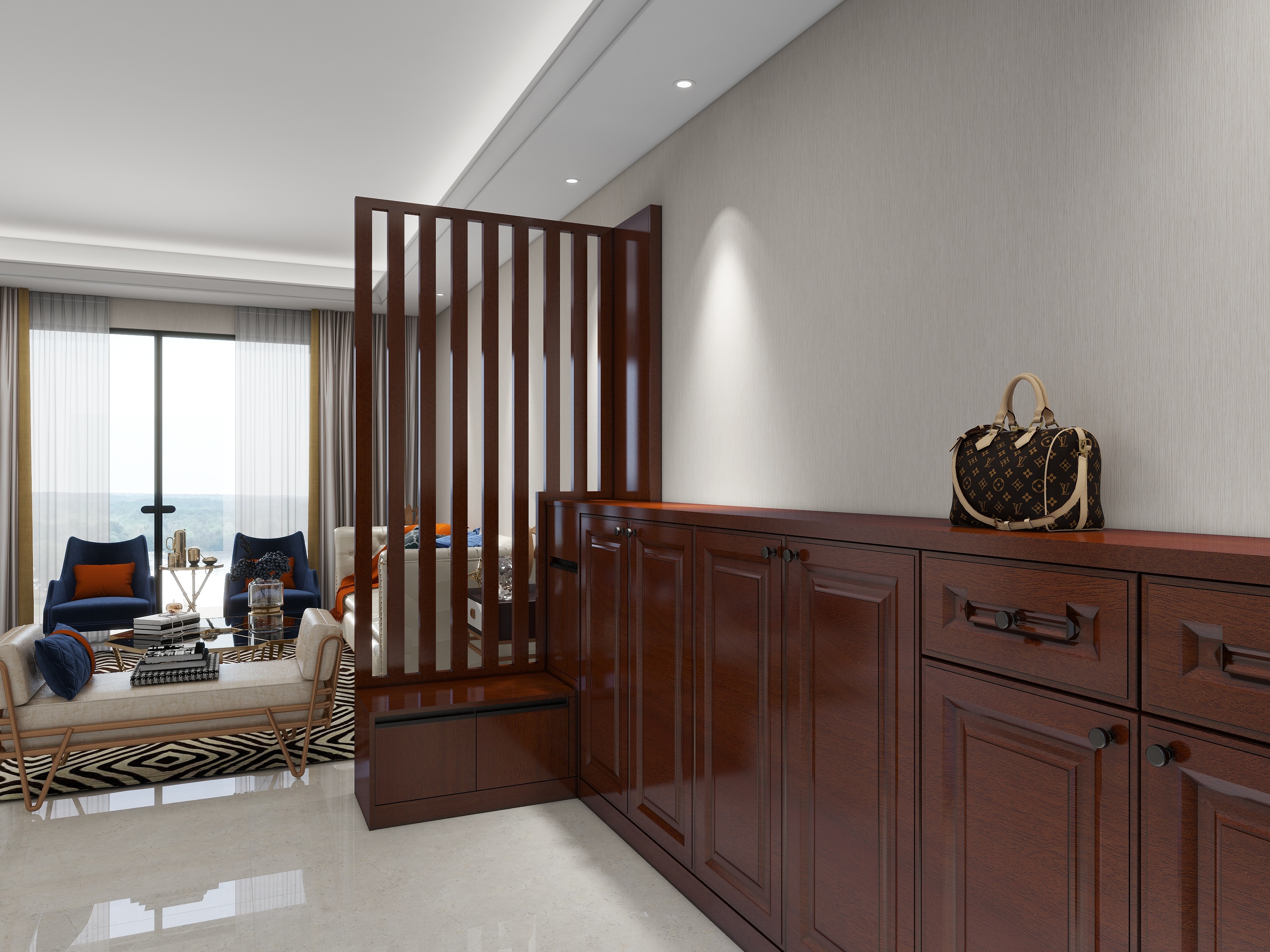 刘华宇-南湖逸都1期10-2-8-30马烈辉隔断柜方案-装修设计方案