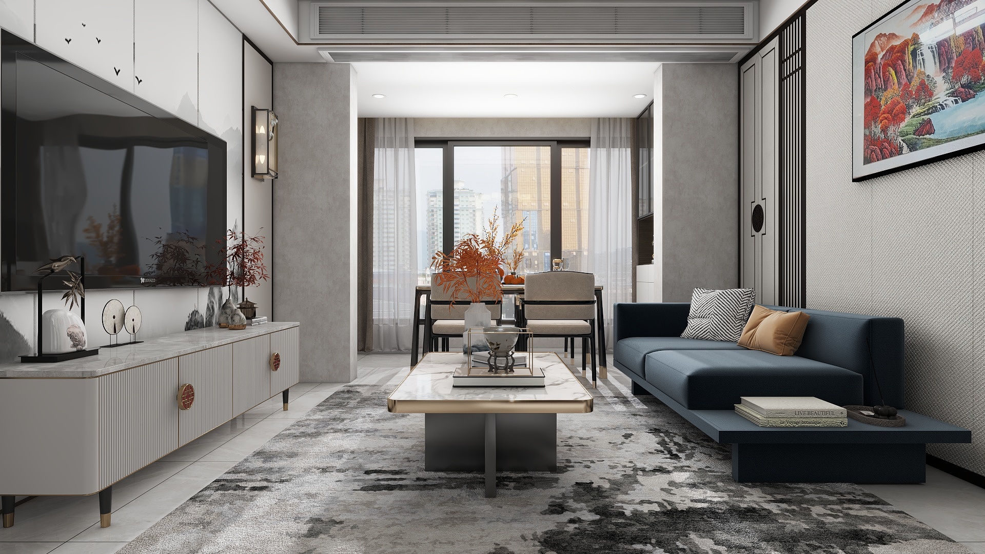 李林-现代简约41㎡装修效果图