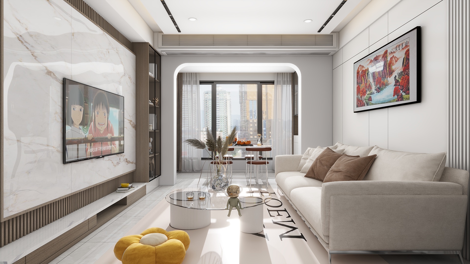 李林-现代简约41㎡装修效果图