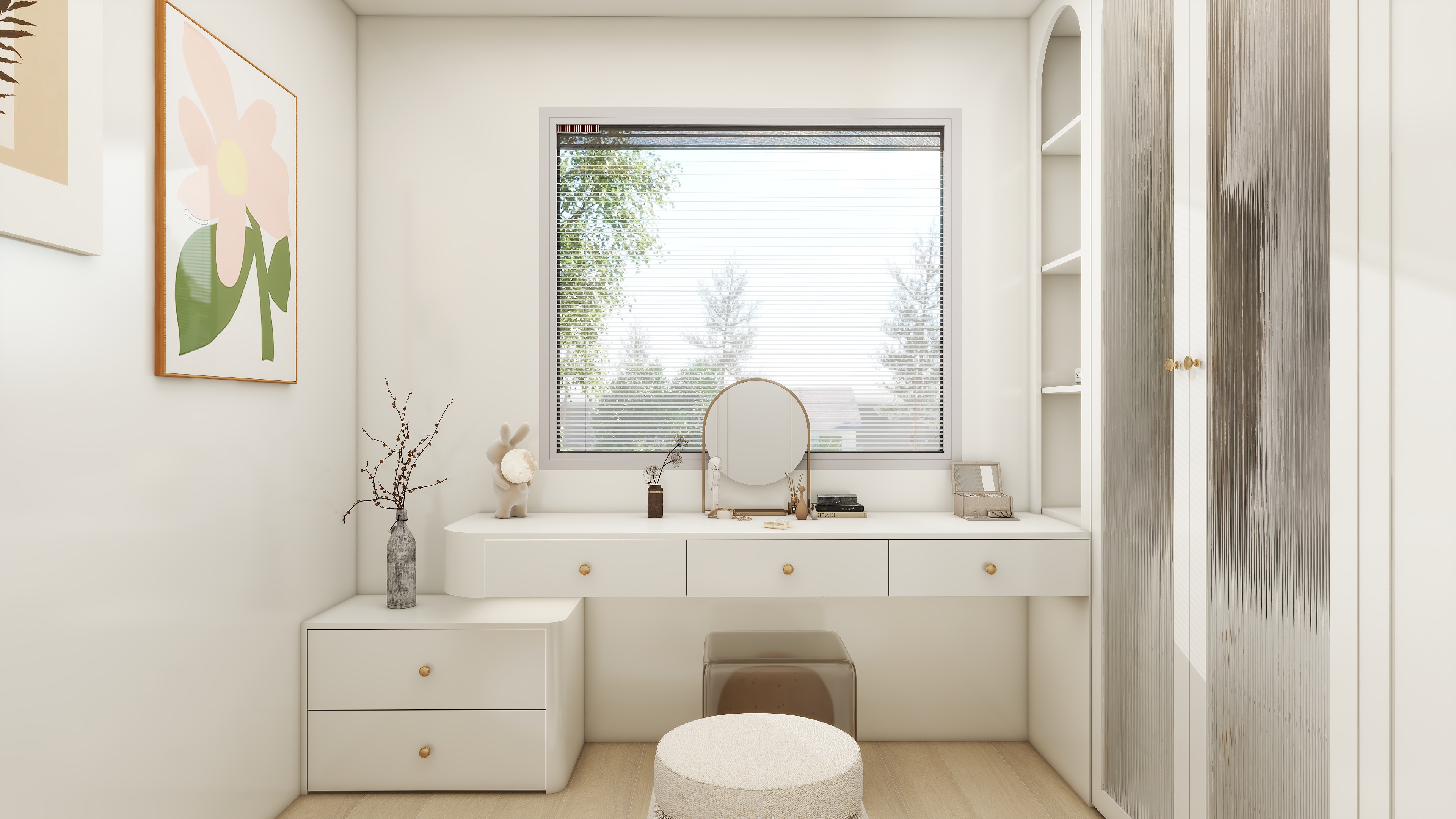 a.HkTc-奶油11㎡-装修设计方案