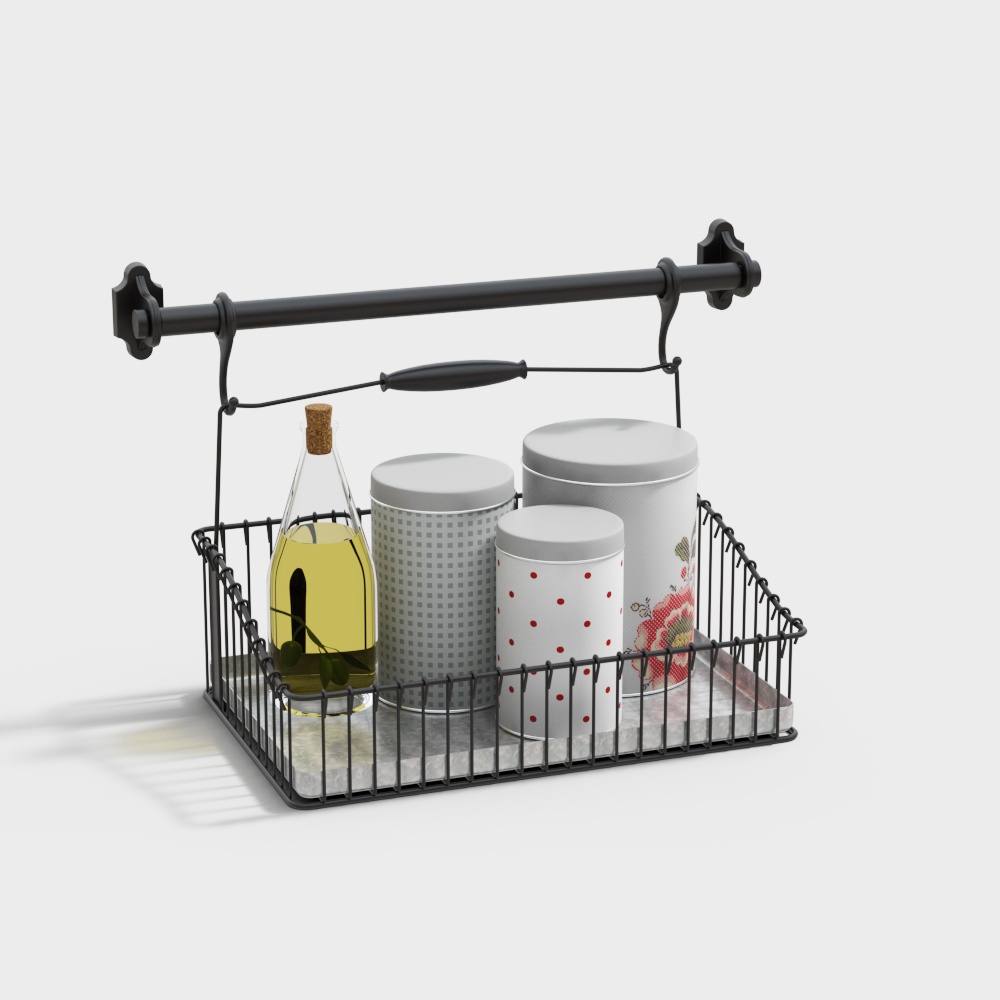 厨房置物架3D模型
