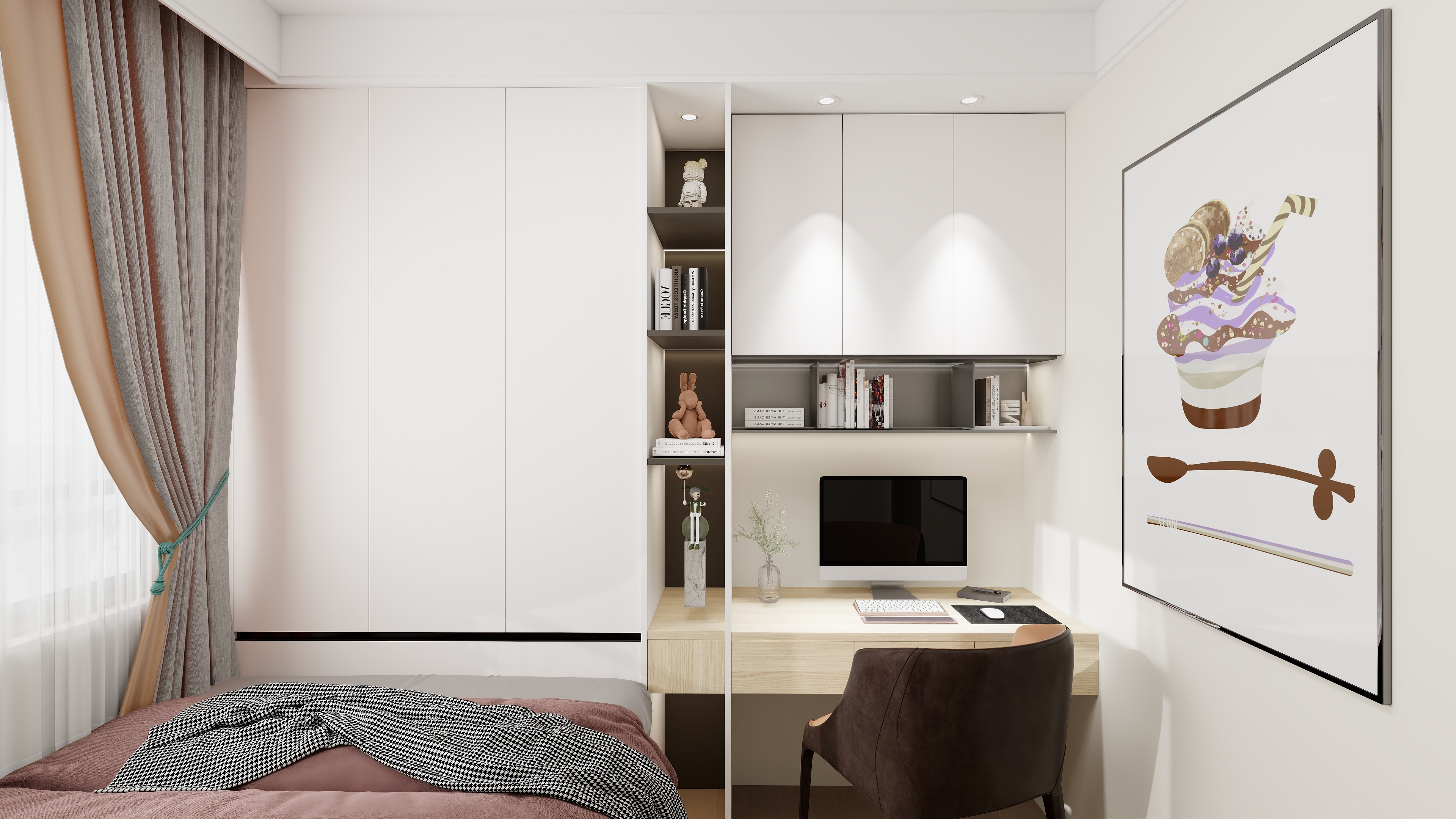 北京朴子工作室-地铁万科未来天空之城139㎡3室-装修设计方案