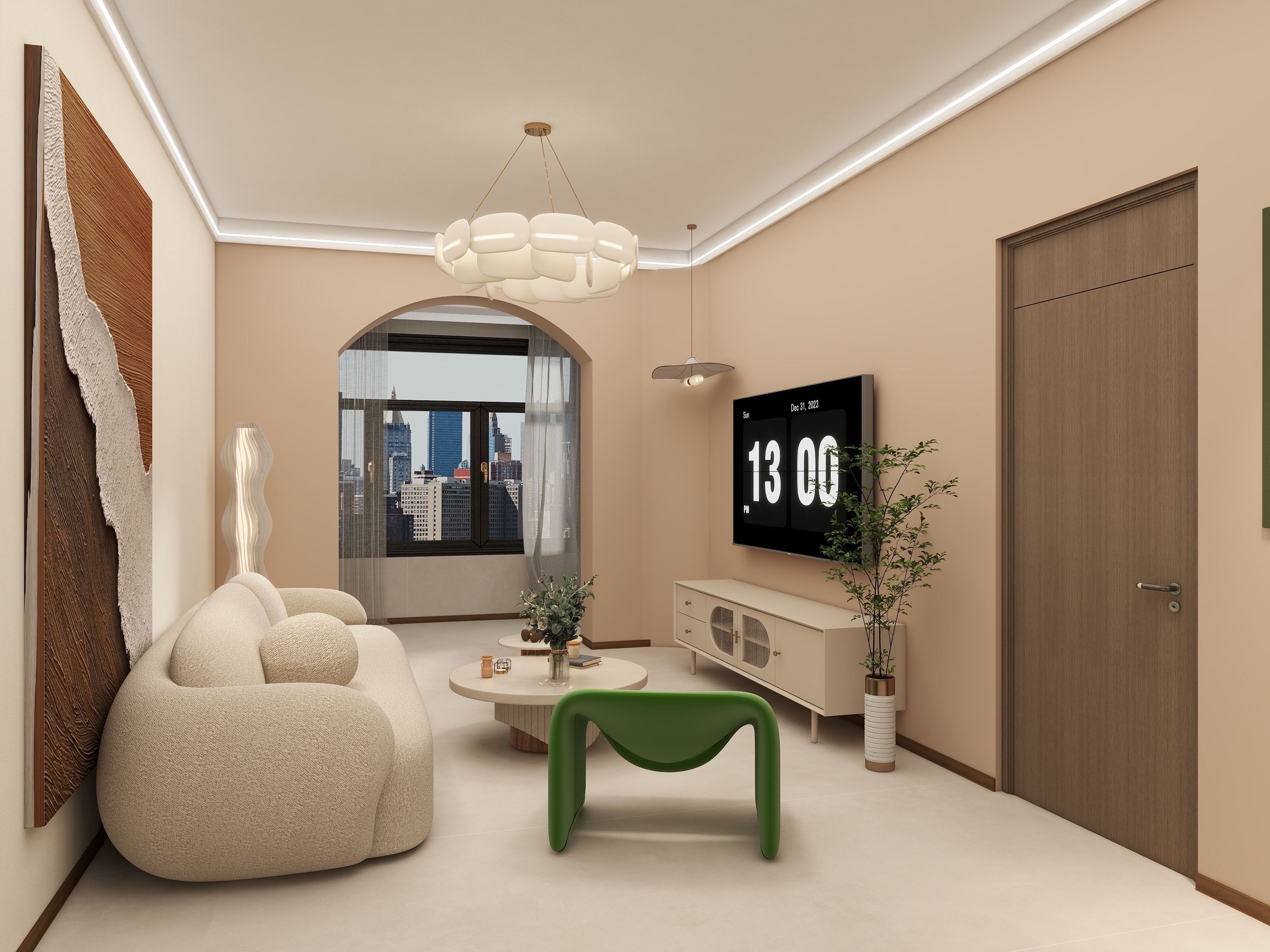 白邑.-72㎡1室-装修设计方案