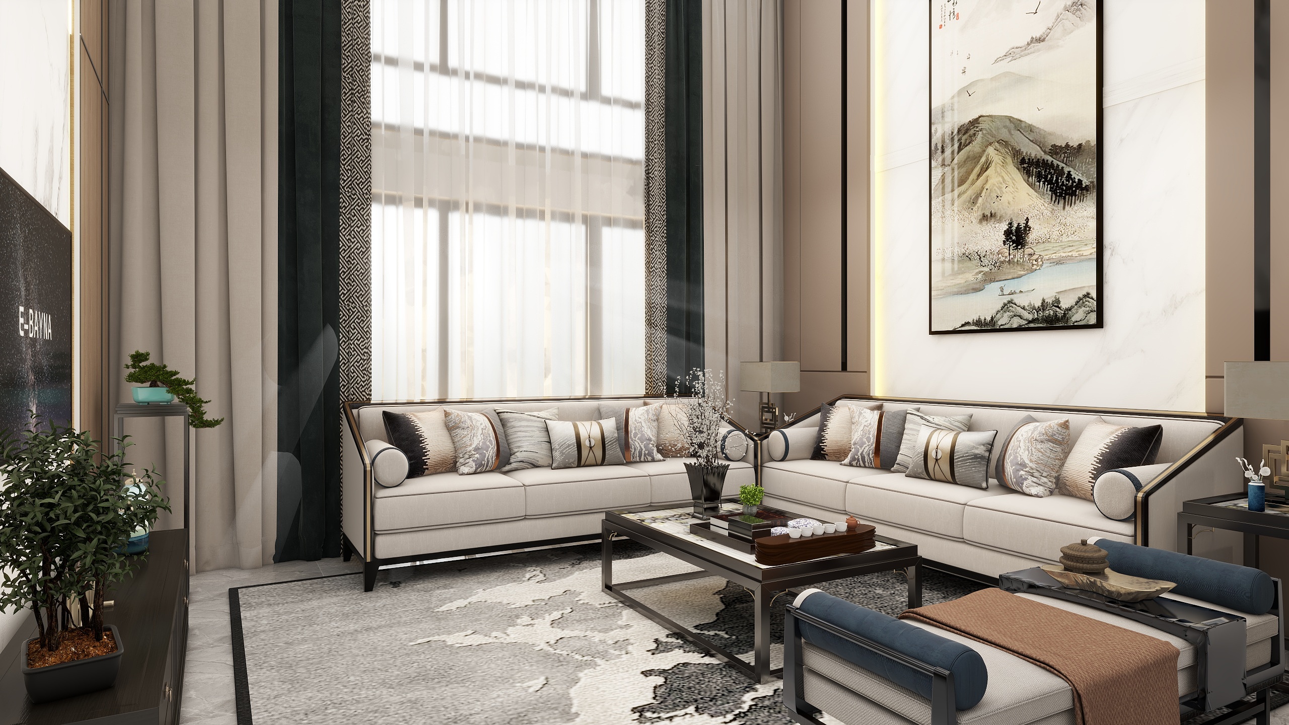 张朋-142㎡3室-装修设计方案