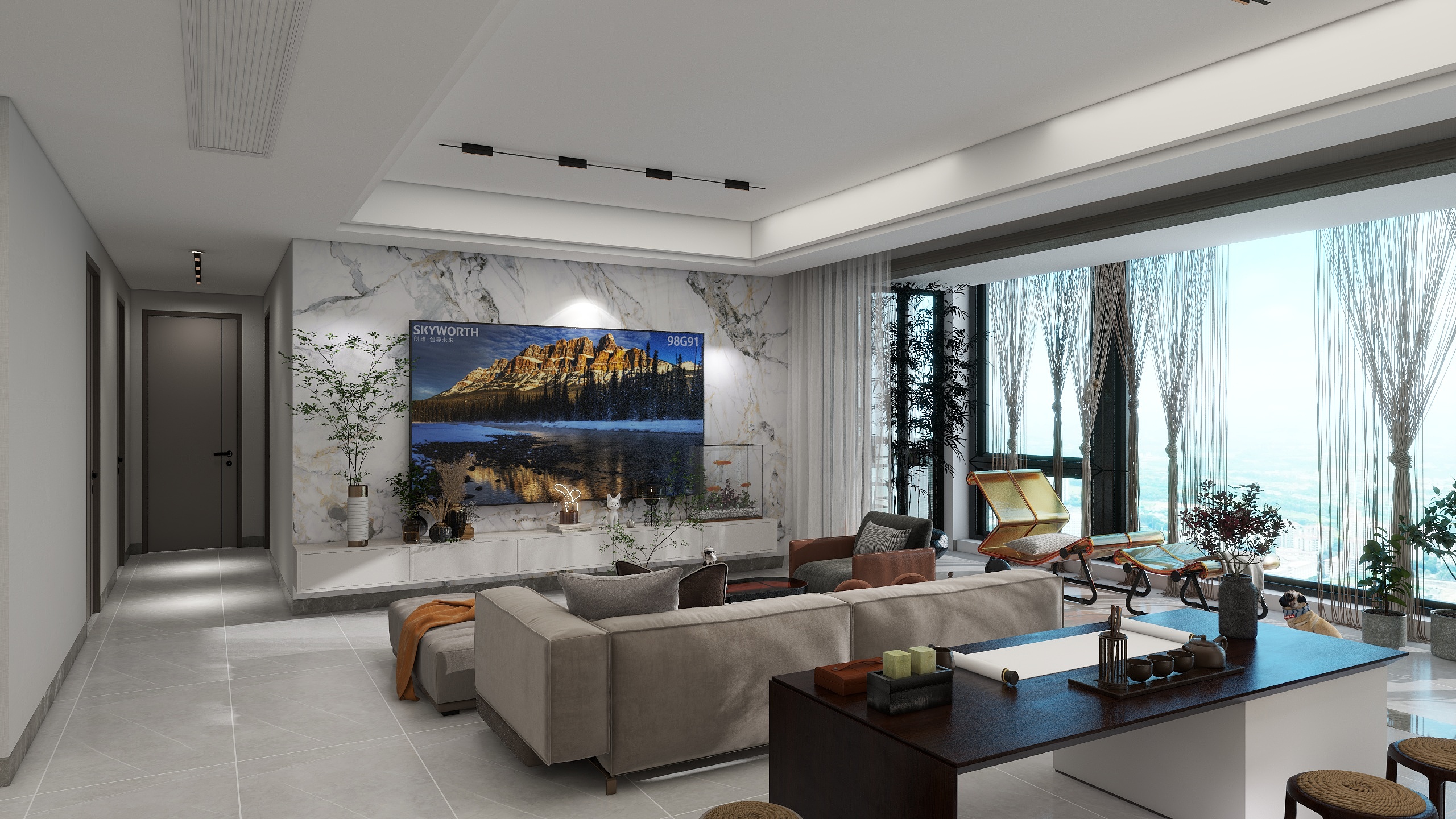 蔡丽琴Q-龙湖170㎡4室-装修设计方案