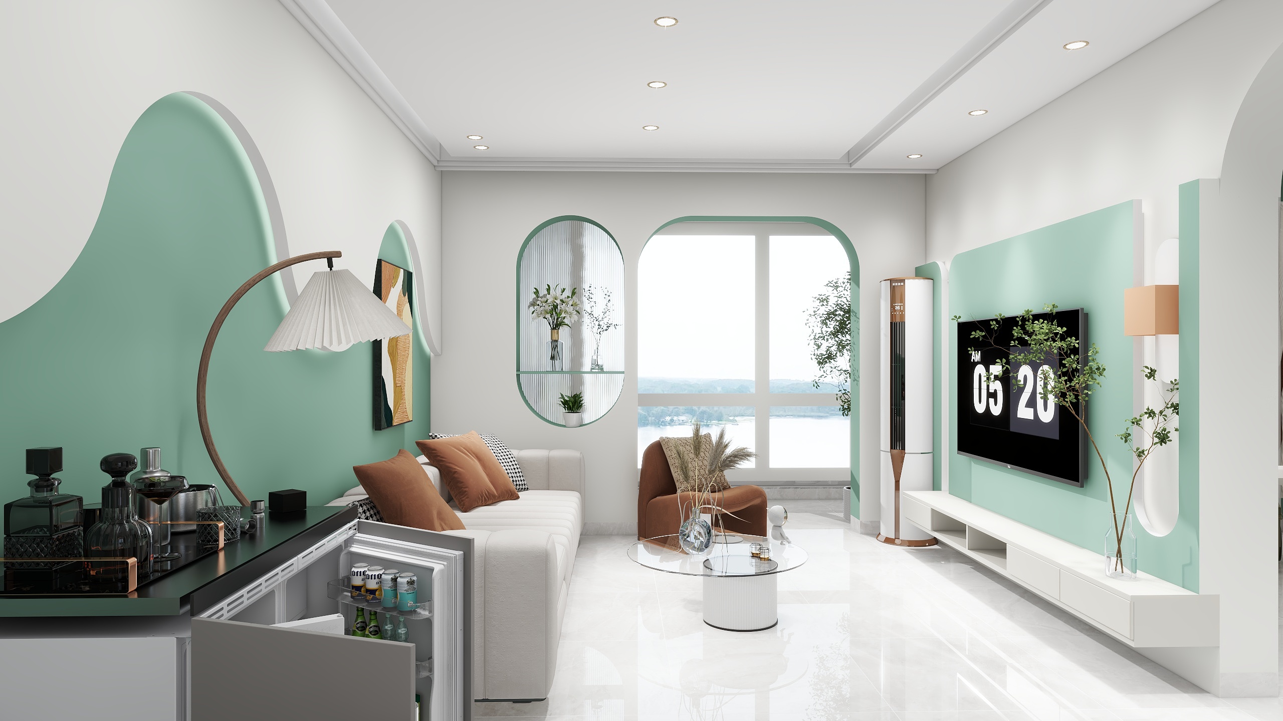 H阿杰-台湾城7#03  102平现代民宿-装修设计方案