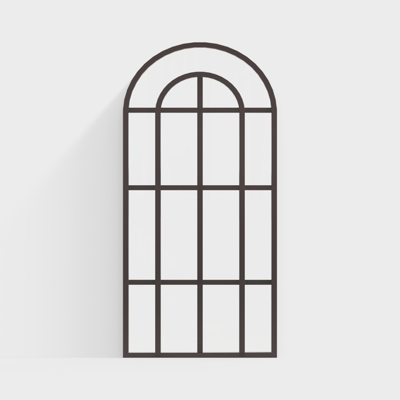 French arched window