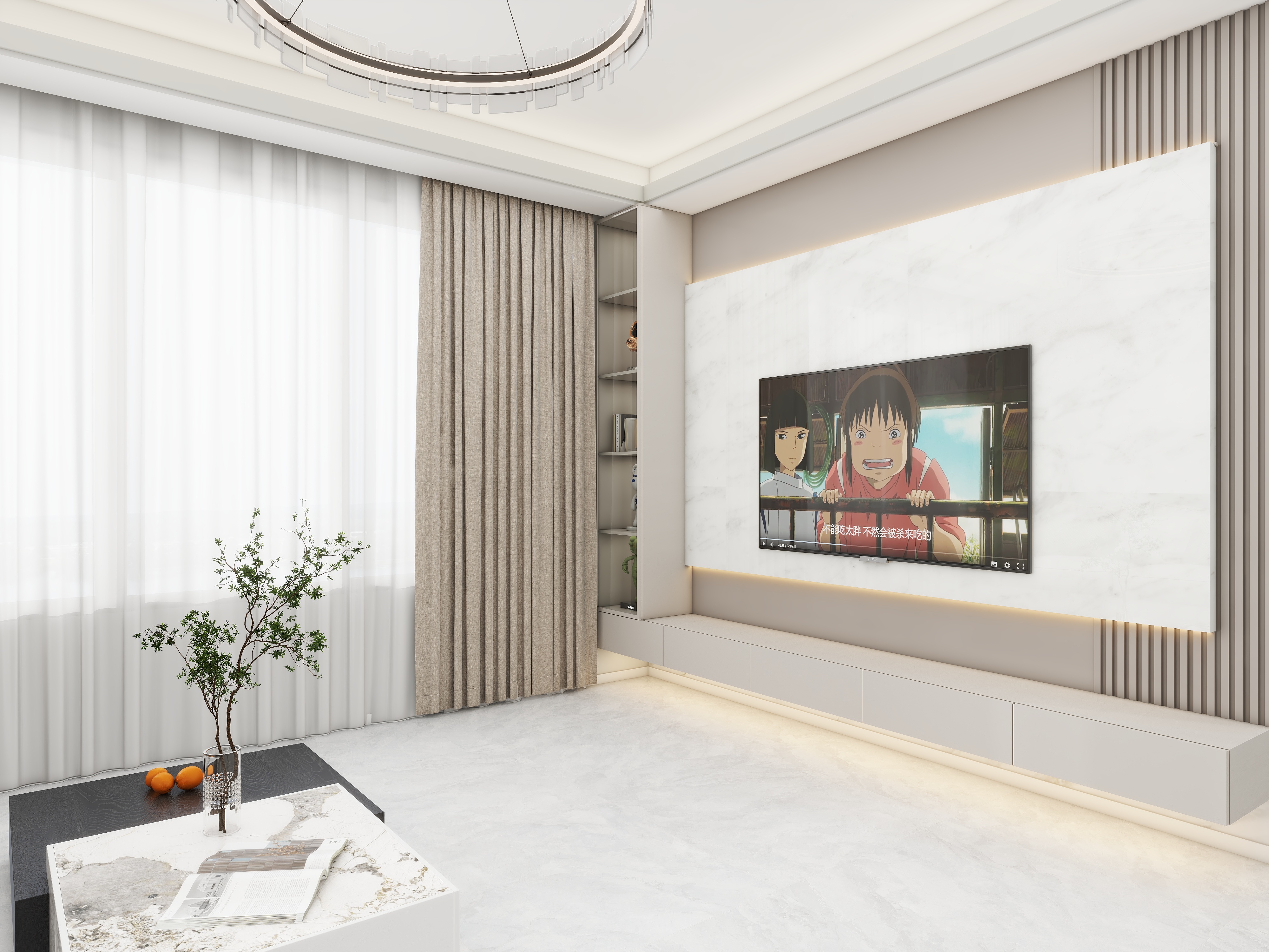 壹诺设计工作室-现代简约装修效果图