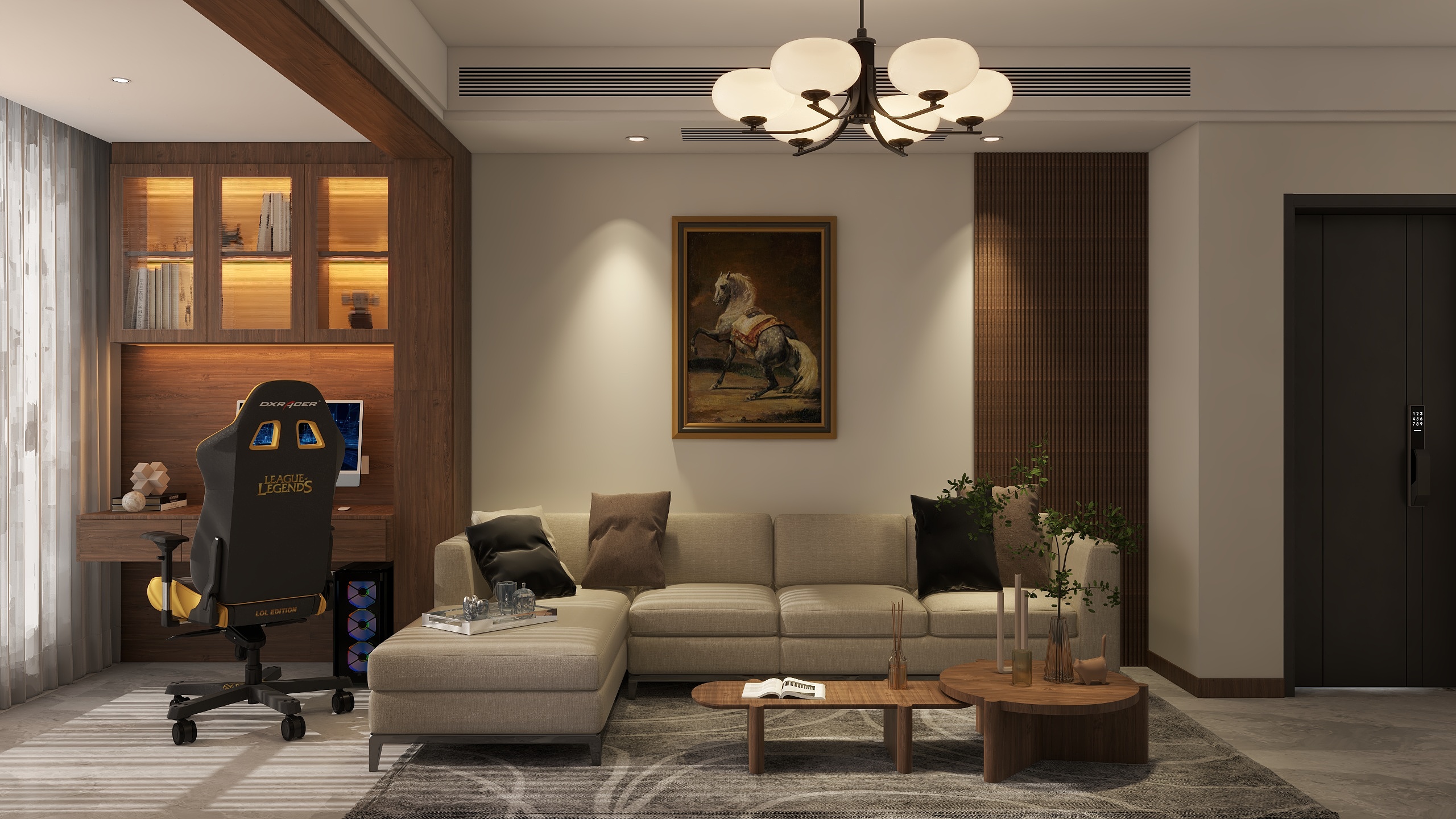 装修|设计-现代简约87㎡2室-装修设计方案