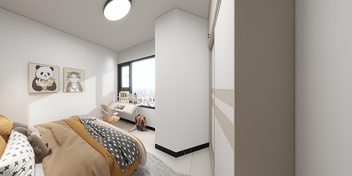 王珊珊设计师-东盟绿地大学城 名壮苑13-2402 效果图-装修设计方案