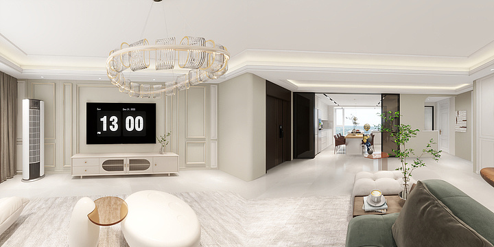 鸽熬高-逸兰汐7期6号楼-装修设计方案