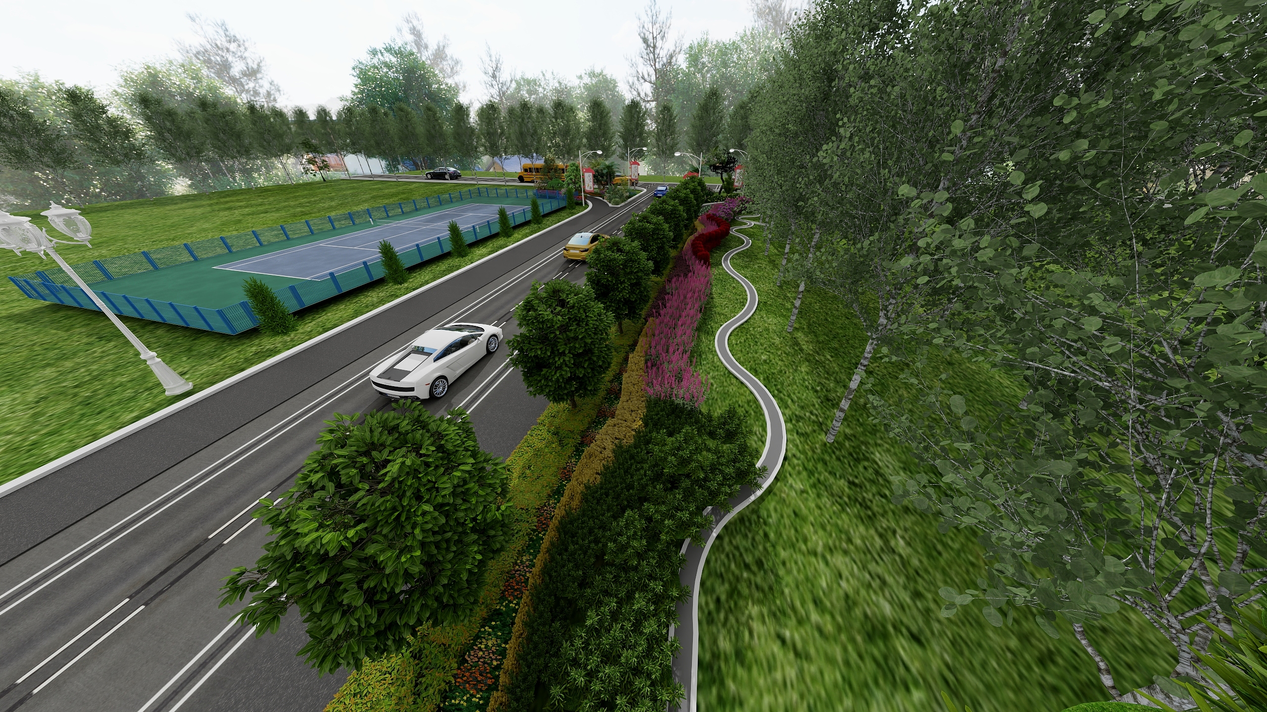 鼎舍装饰-设计师许工-田园81㎡-装修设计方案