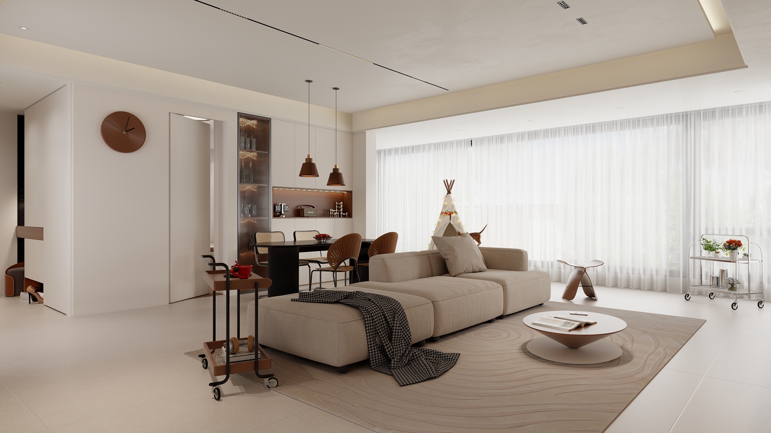 王飞丨星尘设计-璟宸-8#406-装修设计方案