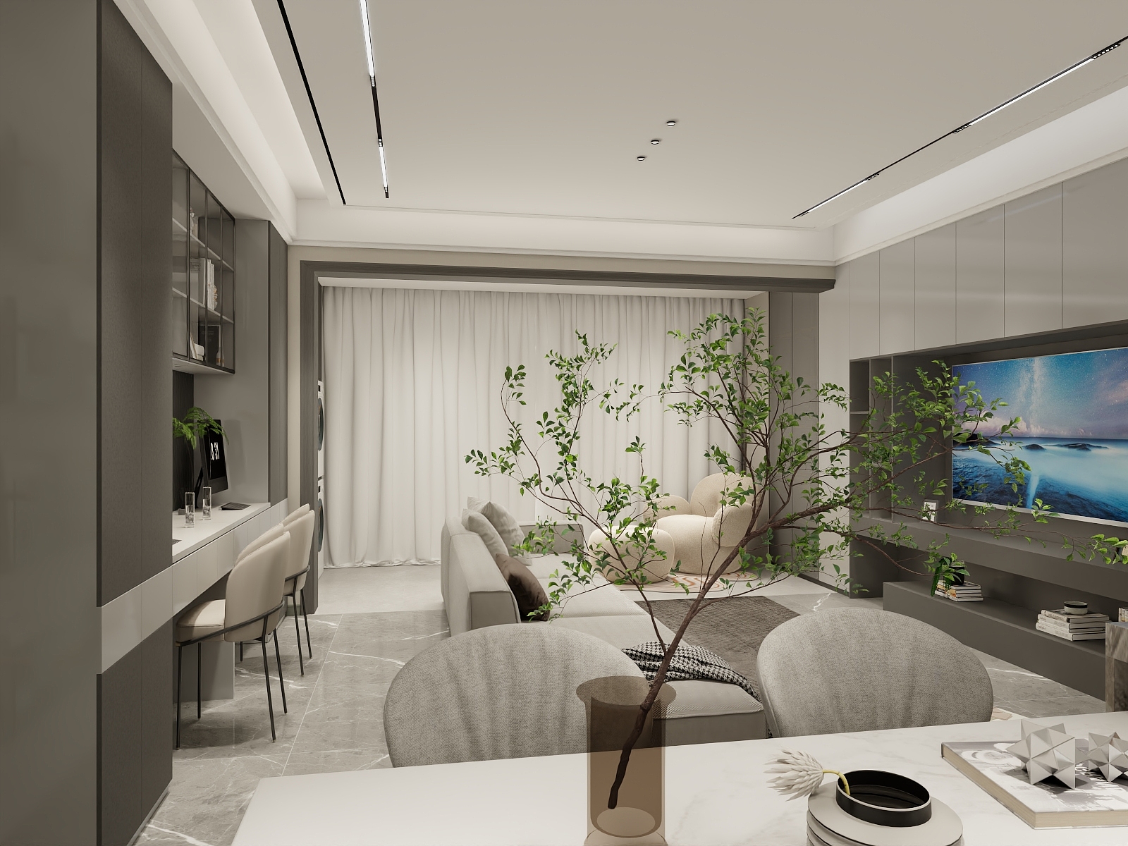 卜凡设计-星遇光年后现代风-装修设计方案