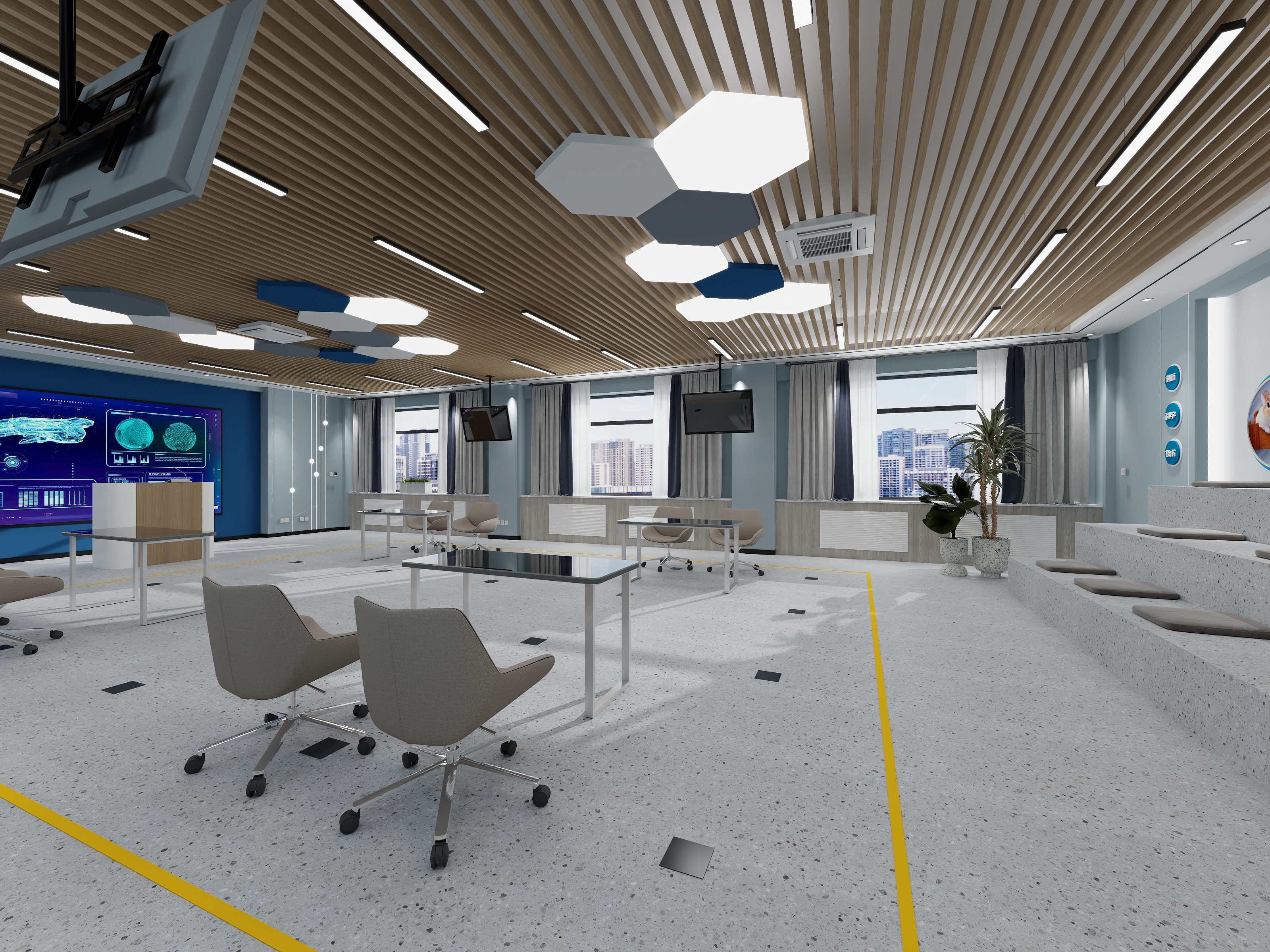 陈晓琛-MR实训室~牧校教室装修效果图