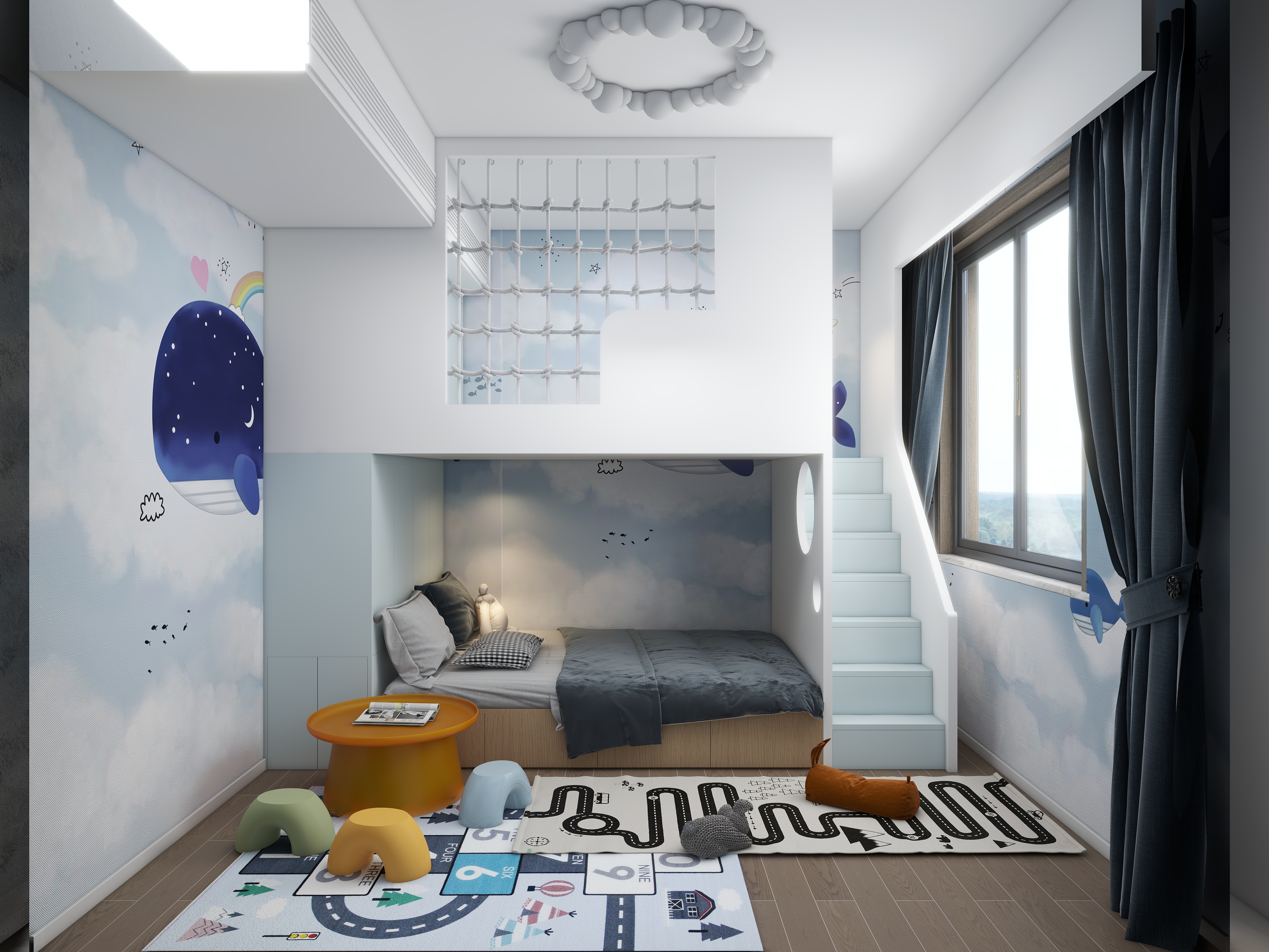 石家庄顶固店4-儿童房-装修设计方案