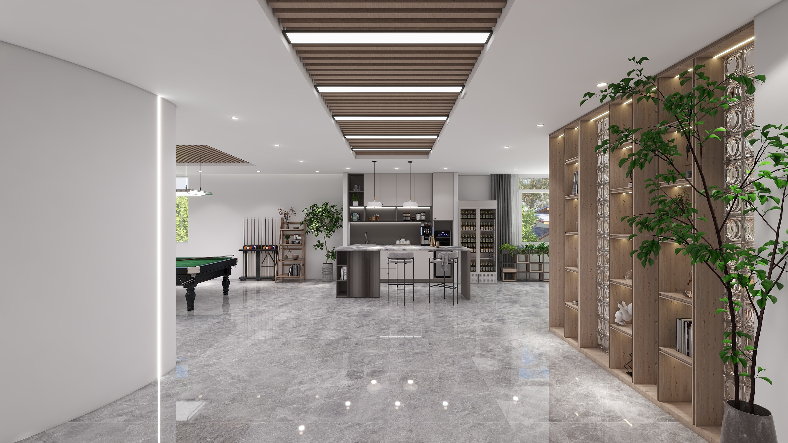 zhouqi1001-昭明消防救援站-活动室-家属接待室-装修设计方案